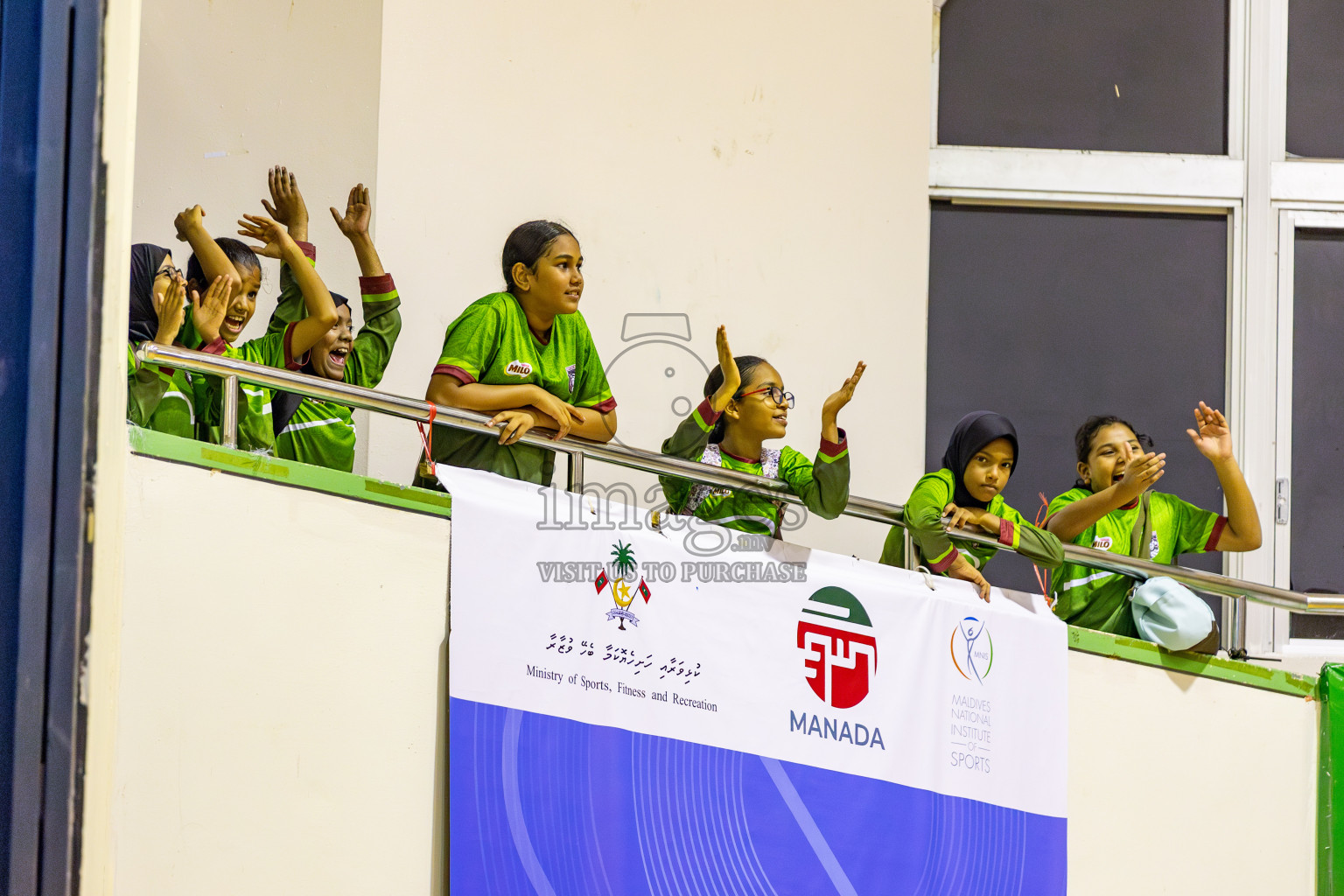 Netgen B vs Fiontti Sports Club in Day 3 of 3rd Netball Junior Championship, held at Social Center on Tuesday, 21st January 2025 . 
Photos: Hassan Simah / images.mv
