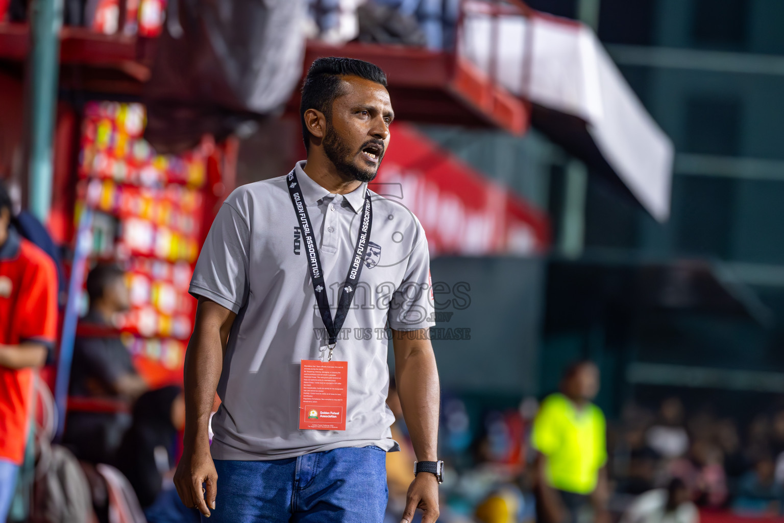 R Dhuvaafaru vs R Inguraidhoo in Raa Atoll Final in Day 24 of Golden Futsal Challenge 2025 was held on Tuesday , 28th January 2025, in Hulhumale', Maldives. Photos: Ismail Thoriq / images.mv
