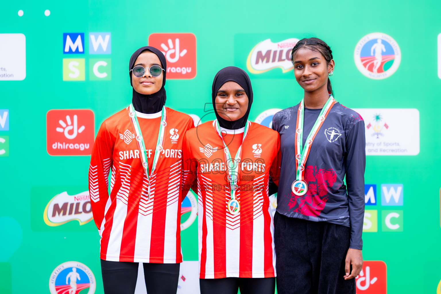 Day 3 of 12th Milo Association Championships was held in Ekuveni Track at Male', Maldives on Saturday, 26th April 2025. Photos: Nausham Waheed  / images.mv