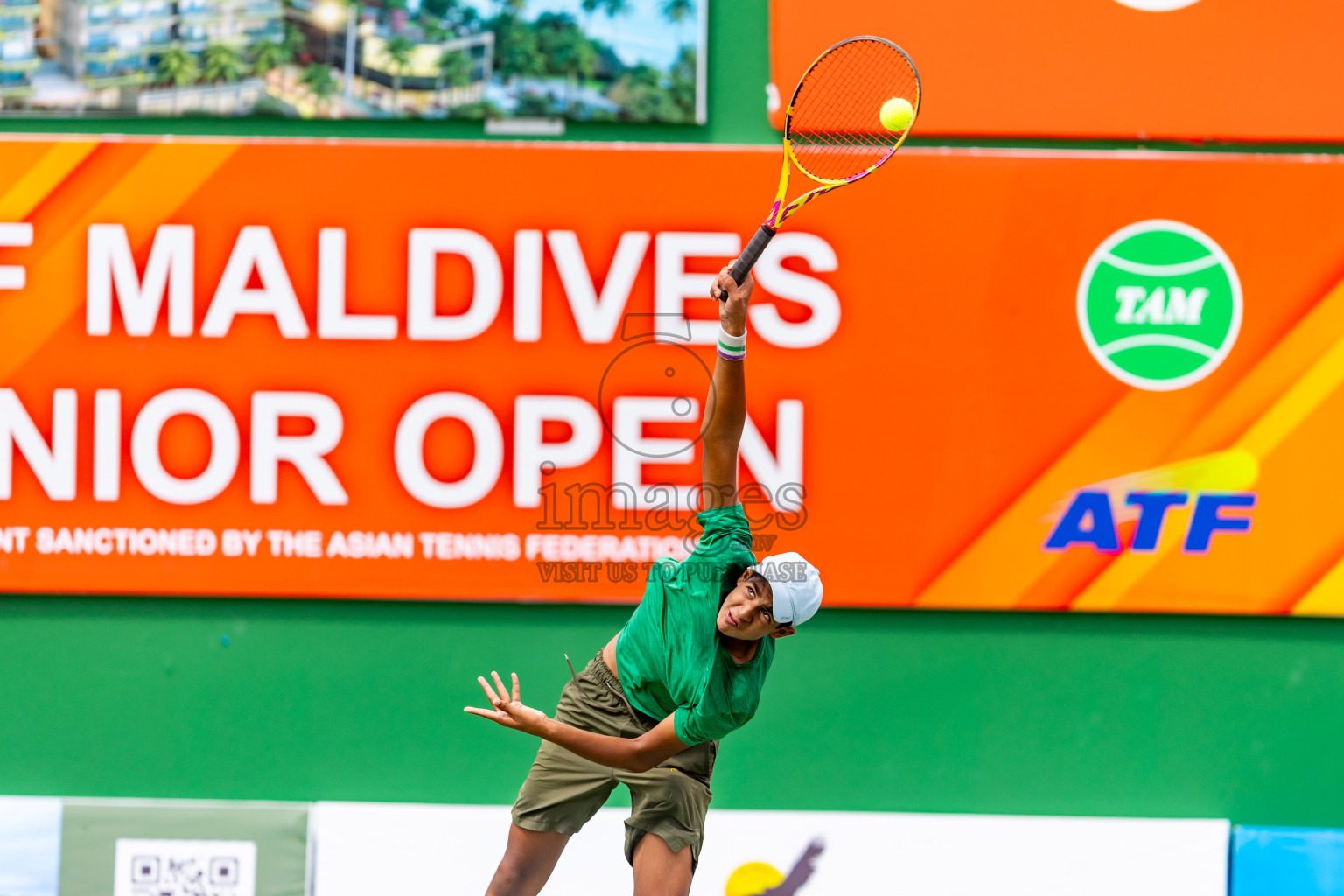 Day 7 of ATF Maldives Junior Open Tennis was held in Male' Tennis Court, Male', Maldives on Wednesday, 18th December 2024. Photos: Nausham Waheed/ images.mv