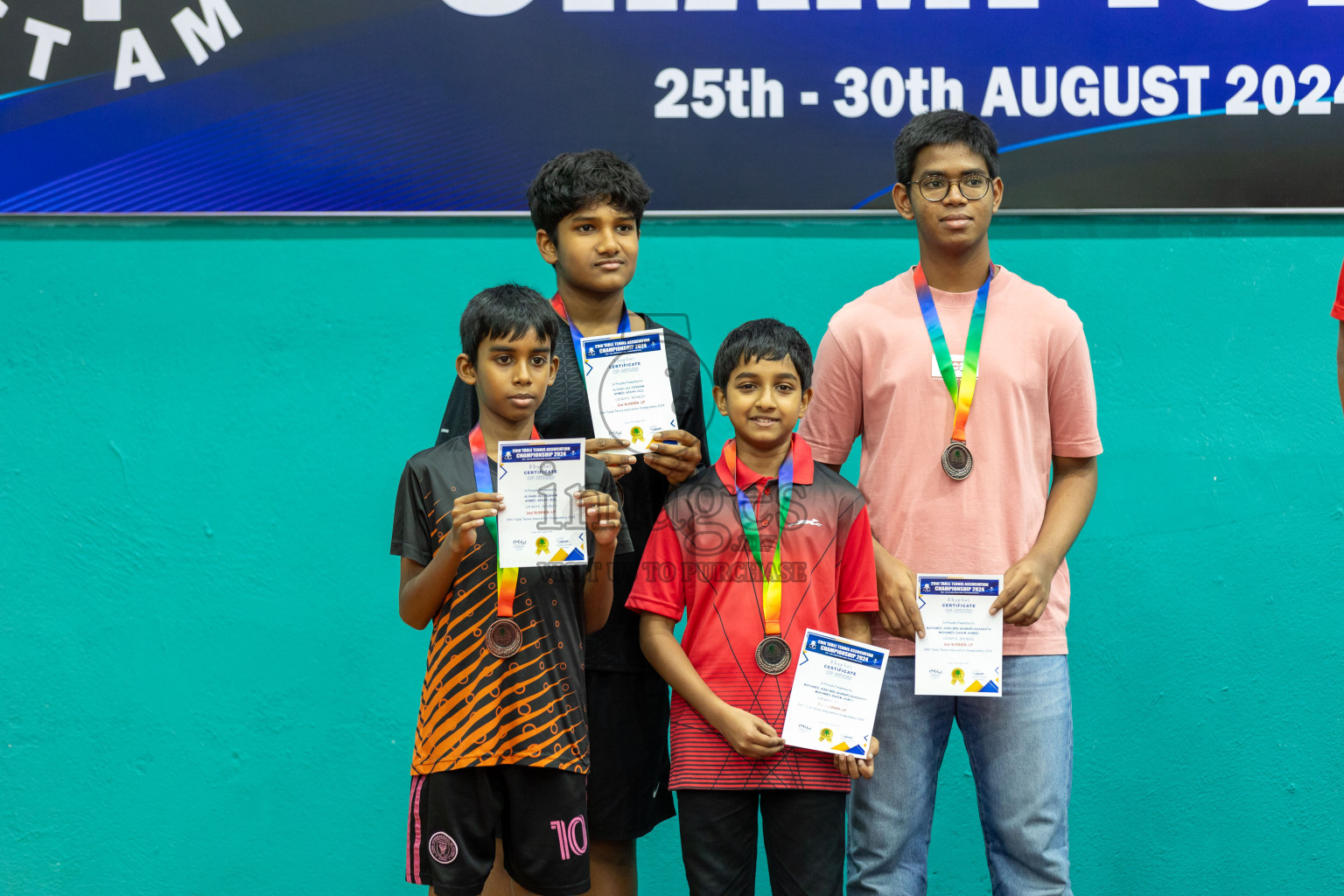 29th Table Tennis Association Championship 2024, 30th August 2024 at Male'TT Hall,Photos by Shuu Abdul Sattar