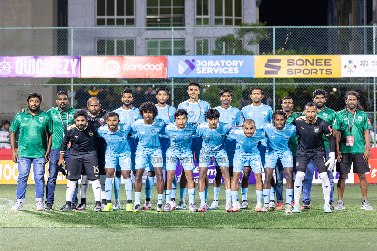 HA Dhidhdhoo vs HA Vashafaru in Day 5 of Golden Futsal Challenge 2025 on Thursday, 9th January 2025, in Hulhumale', Maldives 
Photos: Hassan Simah / images.mv