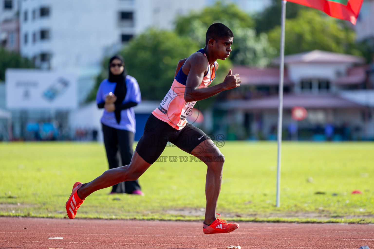 Day 1 of 33rd National Athletics Championship was held in Ekuveni Track at Male', Maldives on Thursday, 5th September 2024. Photos: Nausham Waheed / images.mv