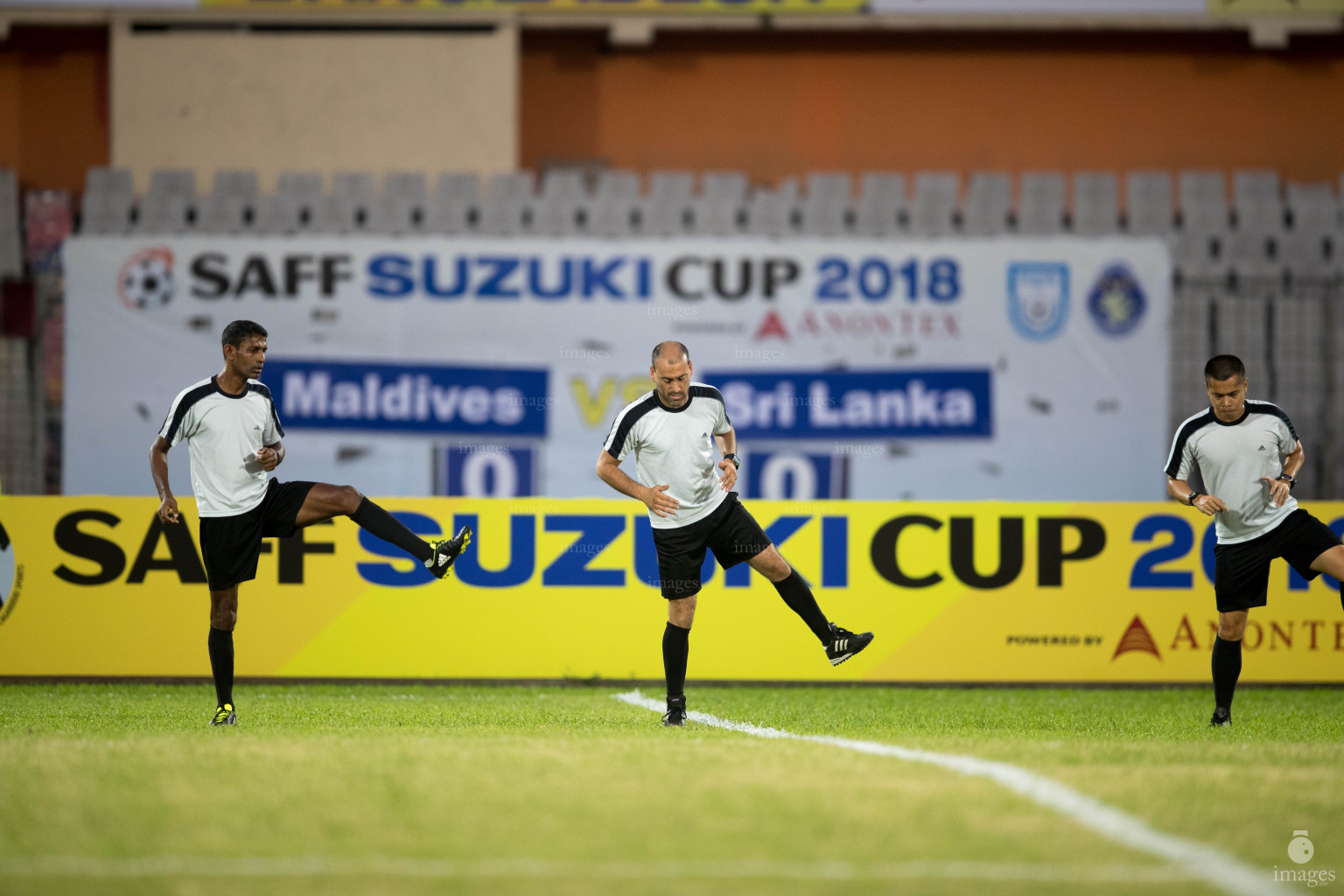 Maldives vs Sri Lanka in SAFF Suzuki Cup 2018 in Dhaka, Bangladesh, Friday, September 07, 2018. (Images.mv Photo/ Ismail Thoriq)