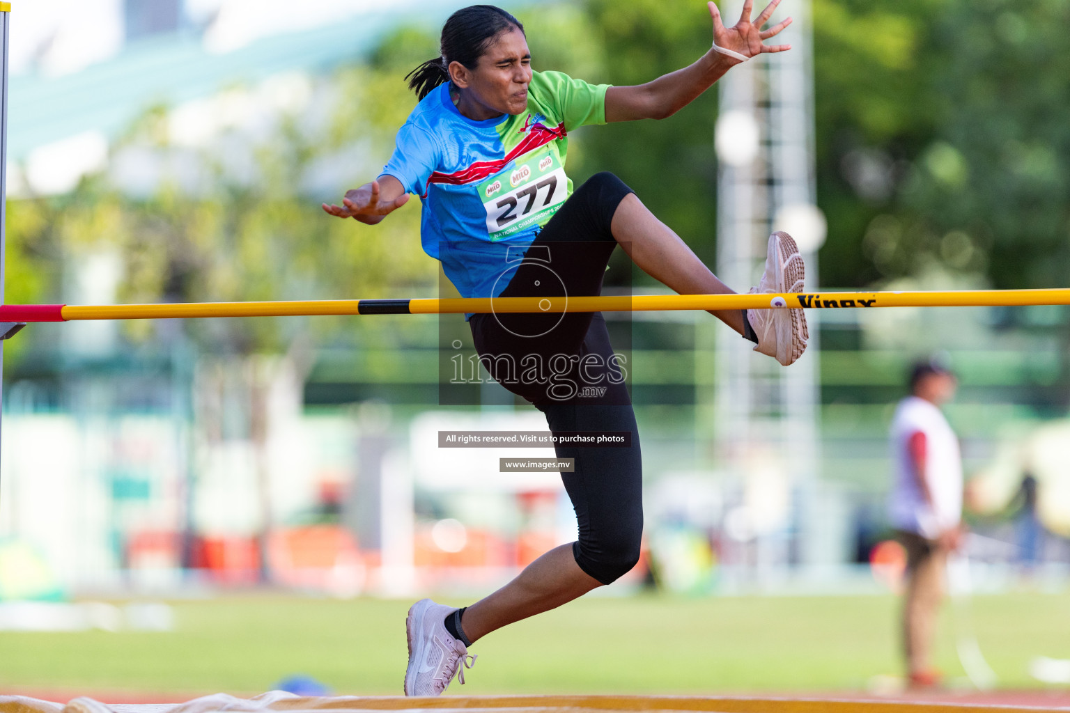 Day 1 of National Athletics Championship 2023 was held in Ekuveni Track at Male', Maldives on Thursday 23rd November 2023. Photos: Nausham Waheed / images.mv