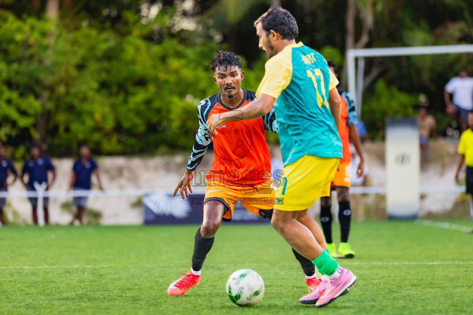 Patina vs Oblu Sangeli in Resort League 2025 (North Male Zone) day 14 was held on Tuesday, 16th September 2025 in One And Only Reethi Rah Maldives Resort, Photos: Areef Adam / images.mv