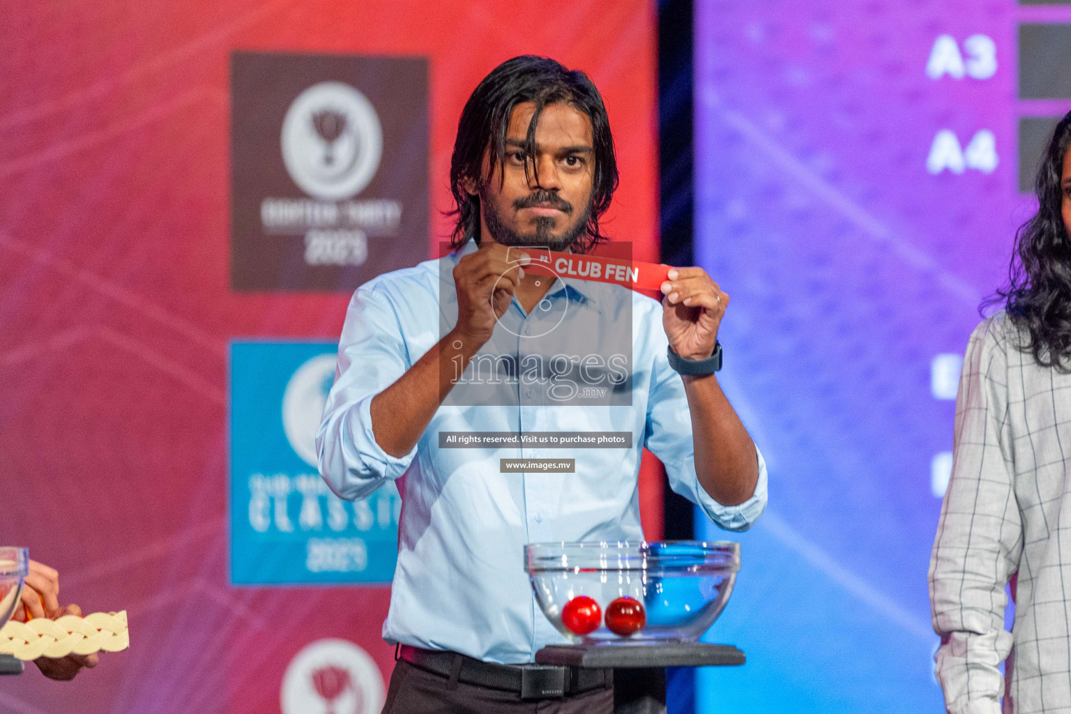 Draw ceremony of Club Maldives 2023 was held on Thursday, 6th July 2023 at PSM Studio in Male', Maldives.  Photos: Ismail Thoriq / images.mv