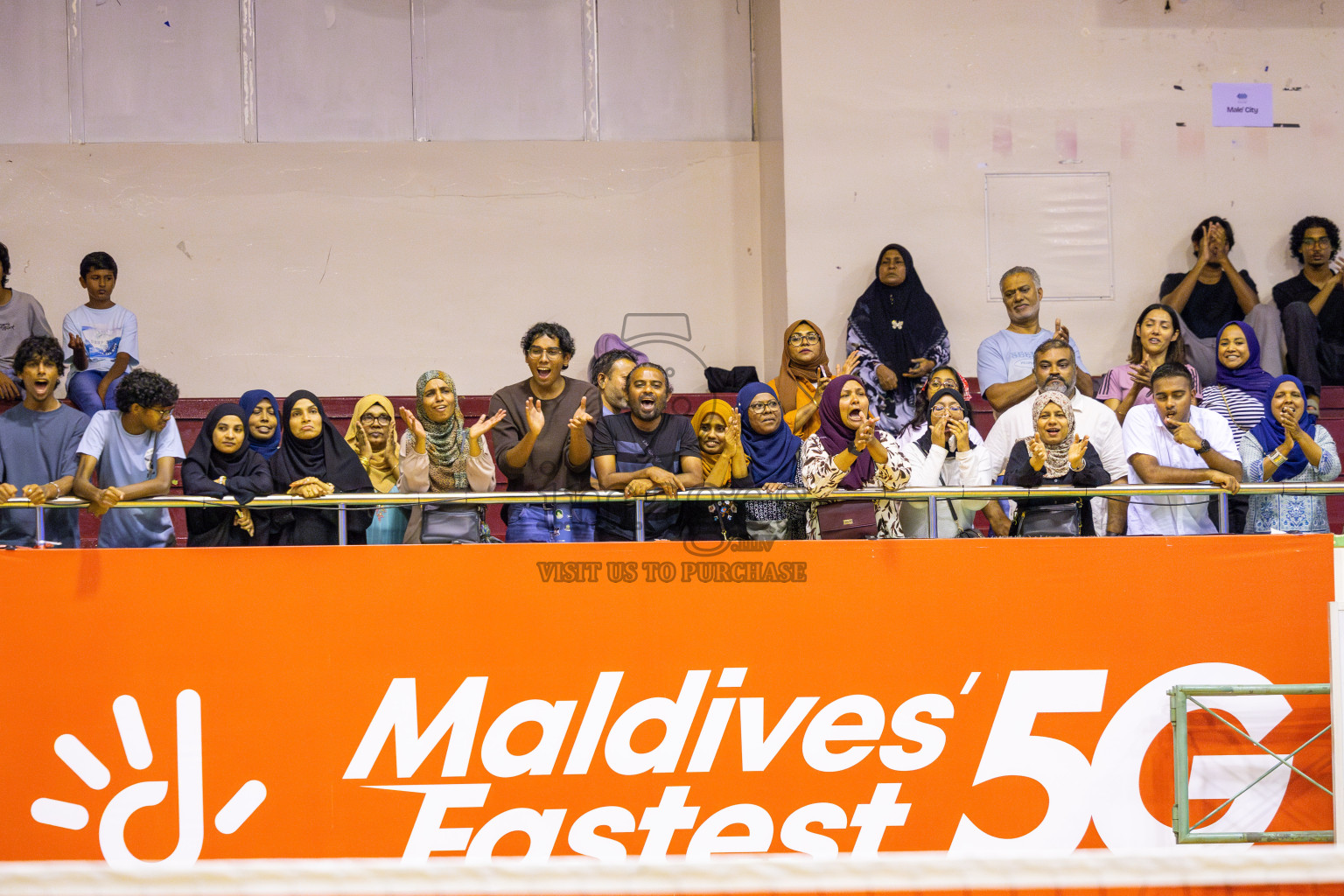 ADh Maamigili vs Male' City in the Finals of MILO Raajje Volley Junior Championship 2025 (U16 Boys) was held in Social Center Indoor Hall, Maldives on Saturday, 27th September 2025. Photos: Ismail Thoriq / images.mv