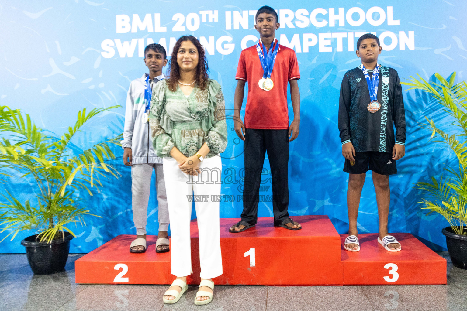 Day 4 of 20th Inter-school Swimming Competition 2024 held in Hulhumale', Maldives on Tuesday, 15th October 2024. Photos: Ismail Thoriq / images.mv