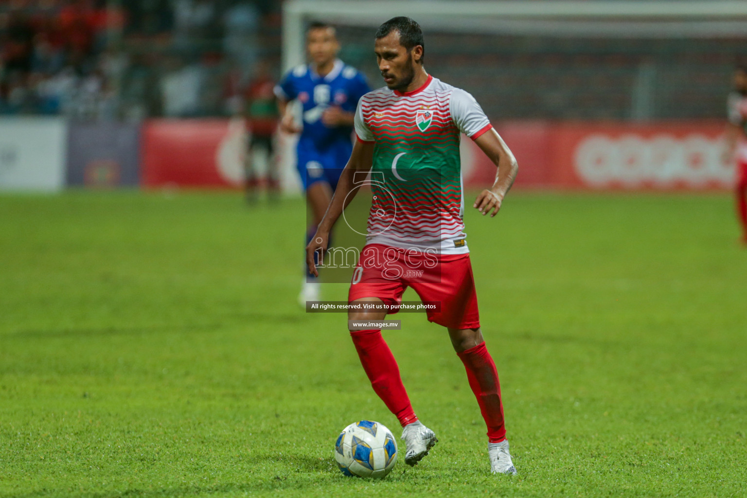 Maldives vs Nepal in SAFF Championship 2021 held on 1st October 2021 in Galolhu National Stadium, Male', Maldives