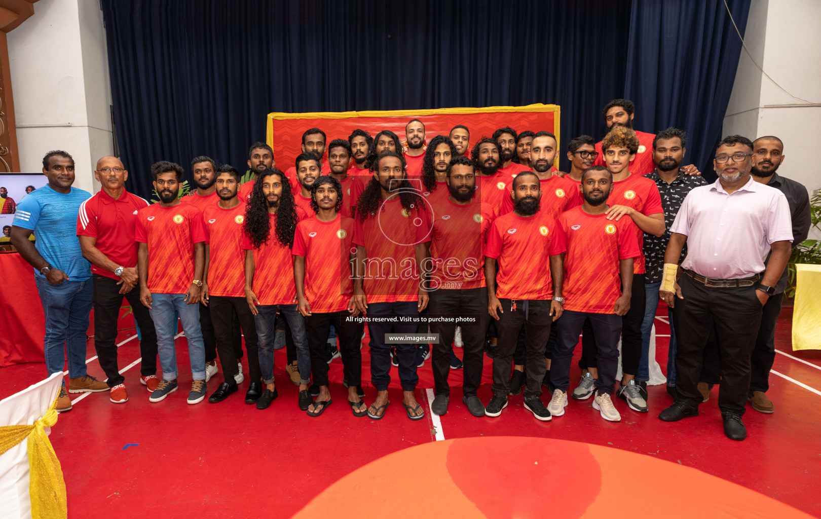 Victory Sports Club Jersey Unveiling 2022 on 14th July 2022, held in Jamaaludheen School Hall, Male', Maldives  Photos: Hassan Simah / Images.mv