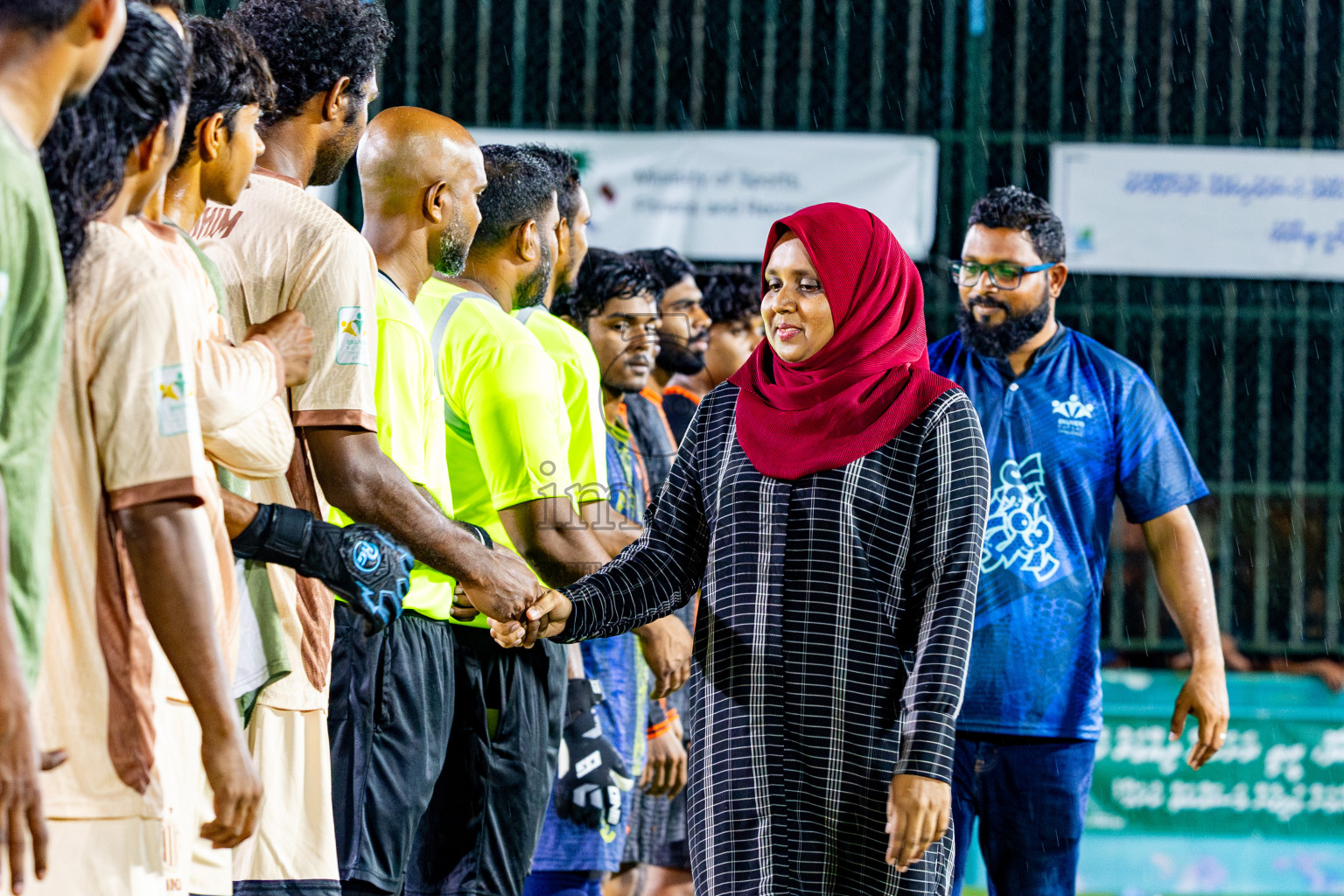 The Dee Ess Kay vs Dee Cee Jay Sc in Day 3 of Laamehi Dhiggaru Ekuveri Futsal Challenge 2025 was held on Saturday, 26th July 2025, at Dhiggaru Futsal Ground, Dhiggaru, Maldives Photos: Nausham Waheed / images.mv