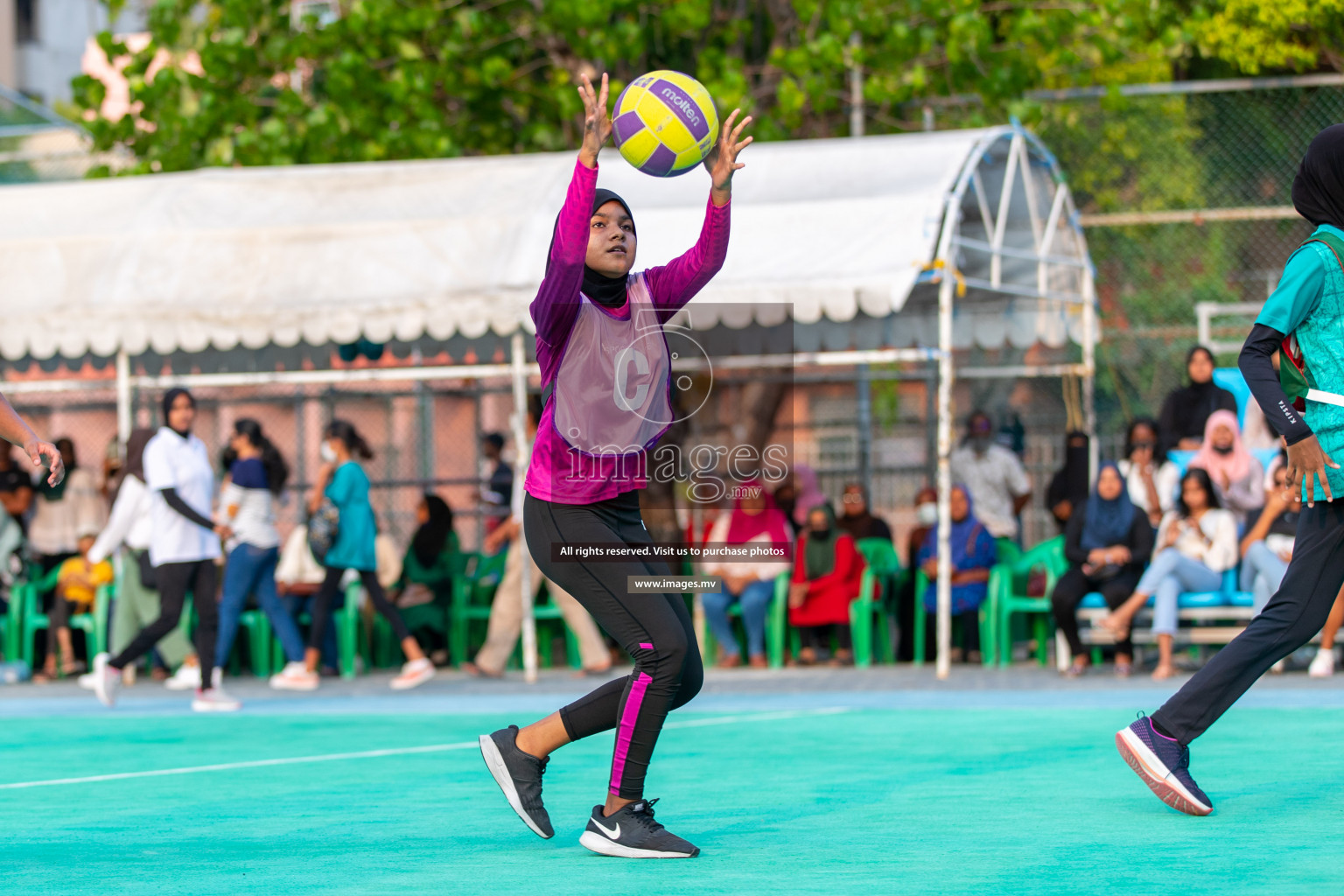 Junior Netball Championship 2022 - Under 14 Final U14 final of Junior Netball Championship 2022 held in Male', Maldives on Friday, 18th March 2022. Photos by Ismail Thoriq