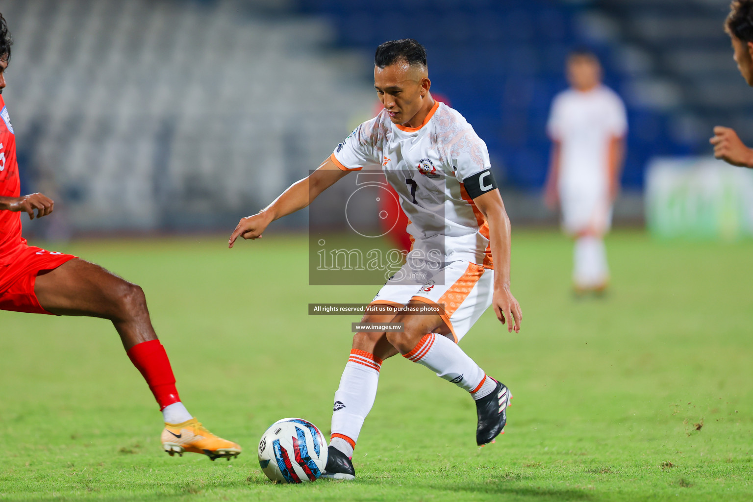 Bhutan vs Bangladesh in SAFF Championship 2023 held in Sree Kanteerava Stadium, Bengaluru, India, on Wednesday, 28th June 2023. Photos: Nausham Waheed, Hassan Simah / images.mv