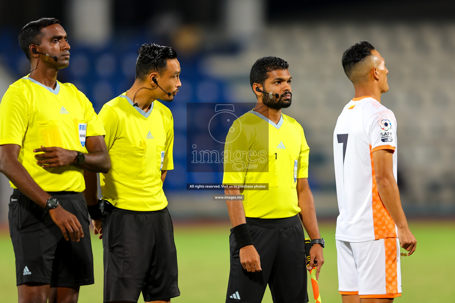 Bhutan vs Bangladesh in SAFF Championship 2023 held in Sree Kanteerava Stadium, Bengaluru, India, on Wednesday, 28th June 2023. Photos: Nausham Waheed, Hassan Simah / images.mv