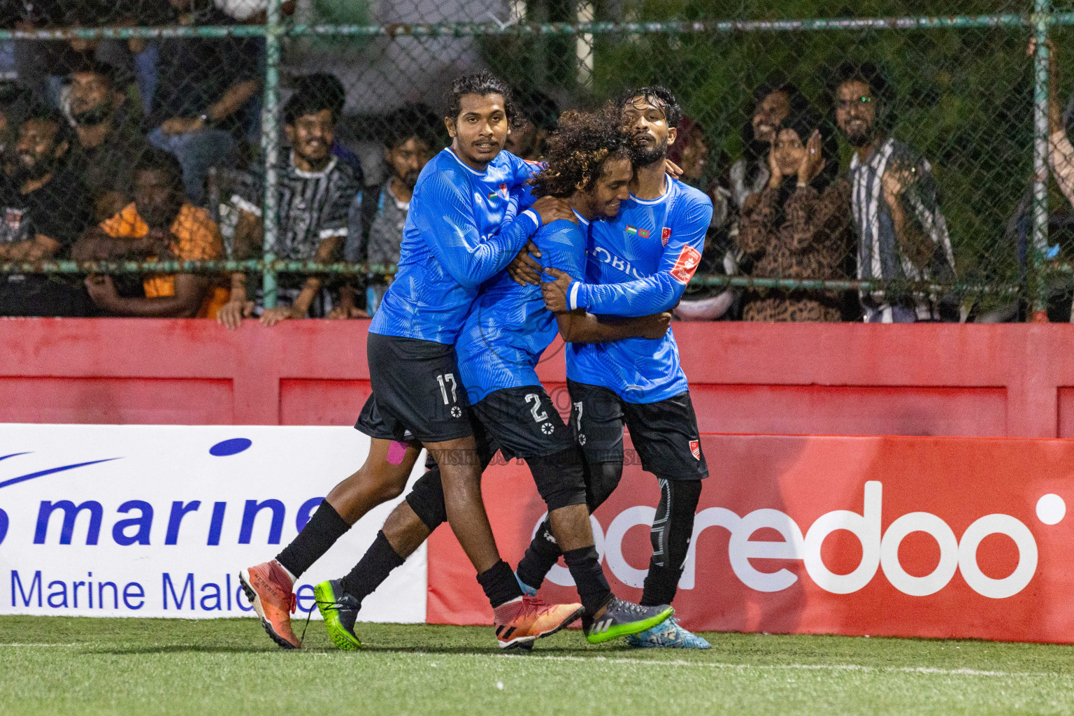 Dh Maaenbodhoo vs Dh Kudahuvadhoo in Day 4 of Golden Futsal Challenge 2024 was held on Thursday, 18th January 2024, in Hulhumale', Maldives Photos: Nausham Waheed / images.mv