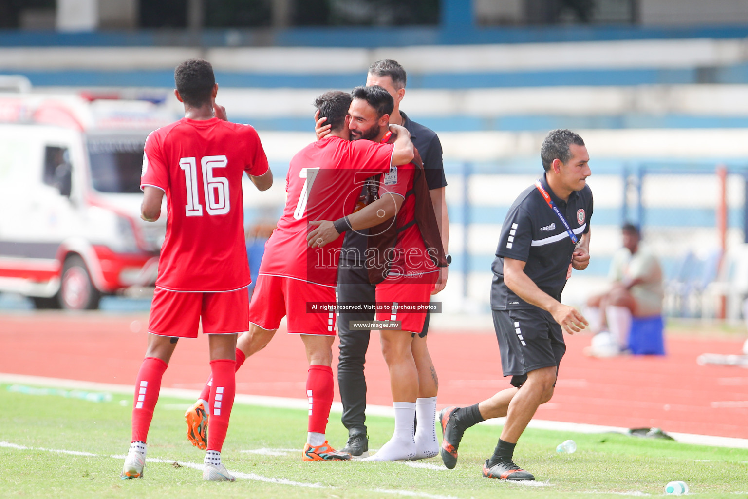 Lebanon vs Maldives in SAFF Championship 2023 held in Sree Kanteerava Stadium, Bengaluru, India, on Tuesday, 28th June 2023. Photos: Nausham Waheed, Hassan Simah / images.mv