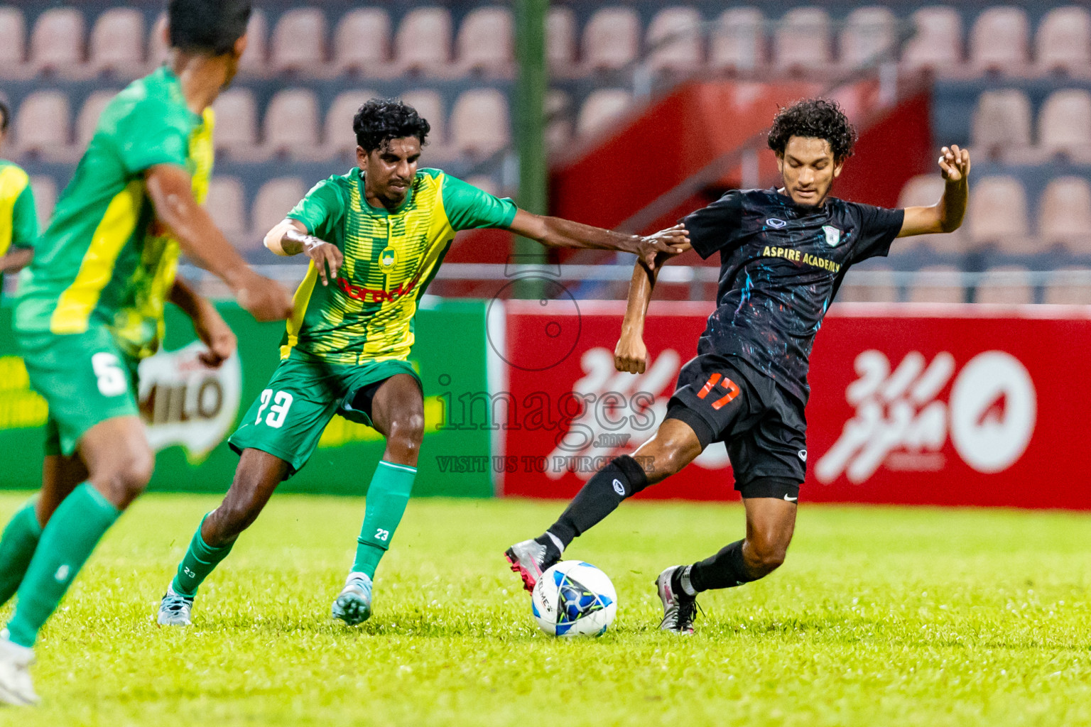 Maziya SRC vs Club Eagles in Day 4 of Under 19 Youth Championship 2024 was held at National Stadium in Male', Maldives on Thursday, 13th June 2024. Photos: Nausham Waheed / images.mv