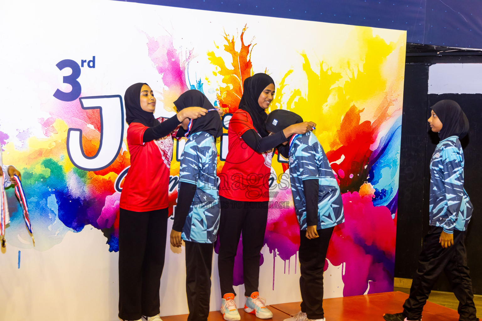 Closing ceremony of 3rd Netball Junior Championship, held at Social Center on Saturday, 25th January 2025 . Photos: Nausham Waheed / images.mv