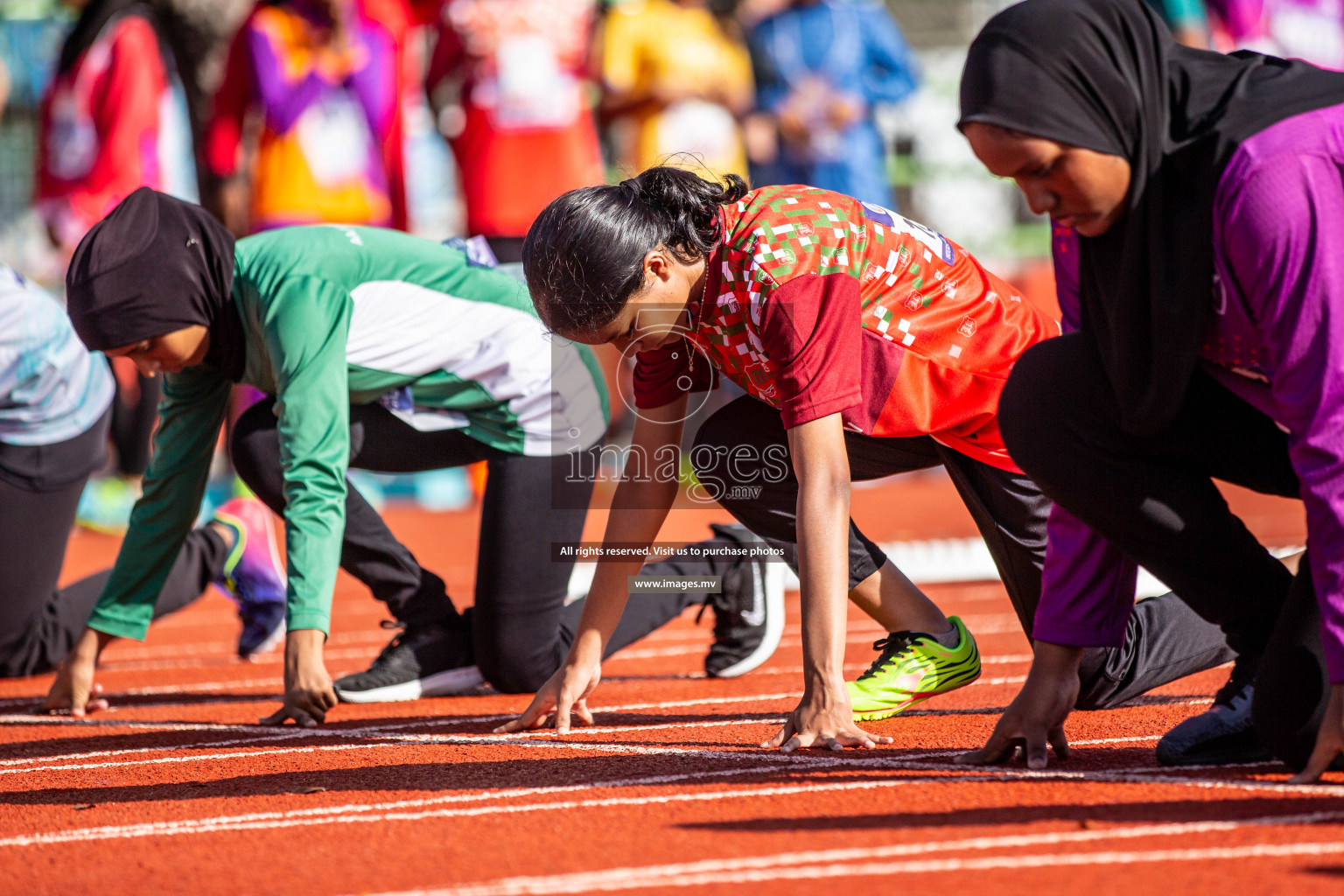 Day 1 of Inter-School Athletics Championship held in Male', Maldives on 22nd May 2022. Photos by: Nausham Waheed / images.mv