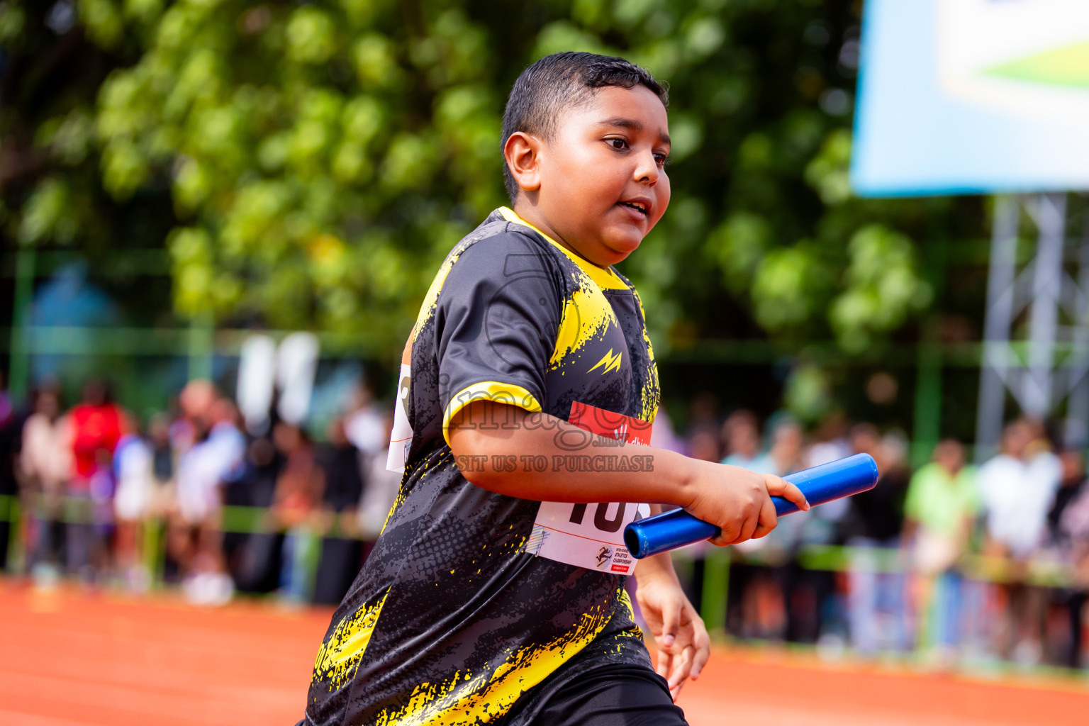 Day 6 of Inter-school Athletics Championship 2025 held in Ekuveni Synthetic Track, Male', Maldives on Sunday, 12th October 2025. Photos by: Nausham Waheed / Images.mv