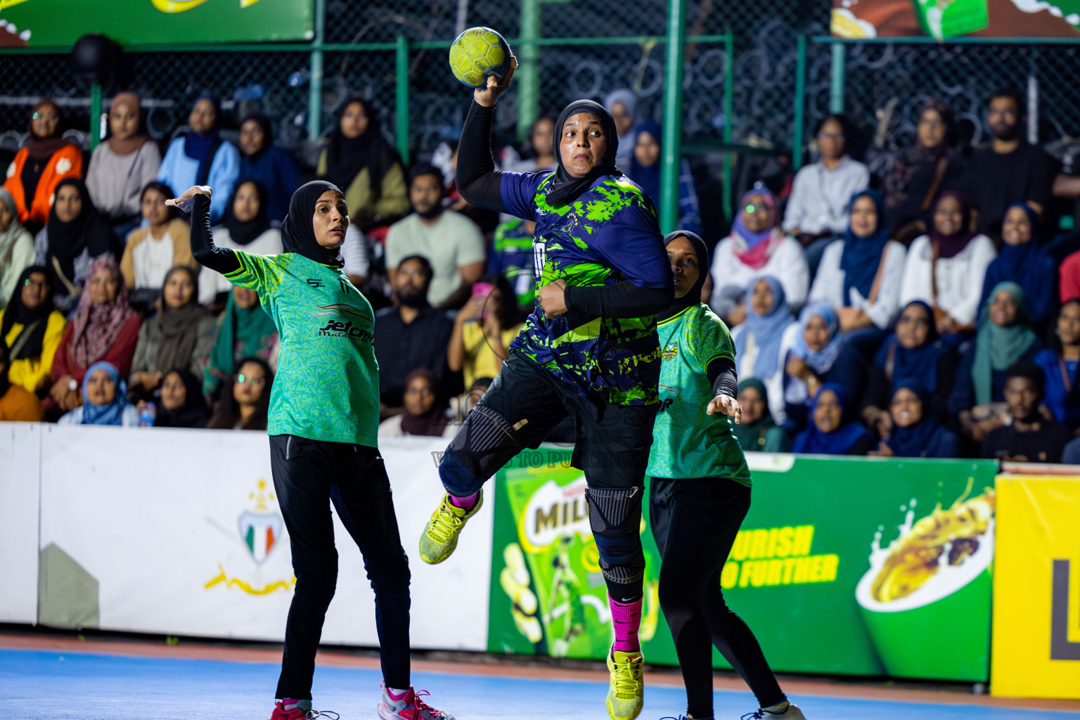 1st Division Final of 8th Inter-Office/Company Handball Tournament 2024, held in Handball ground, Male', Maldives on Tuesday, 11th September 2024 Photos: Nausham Waheed/ Images.mv