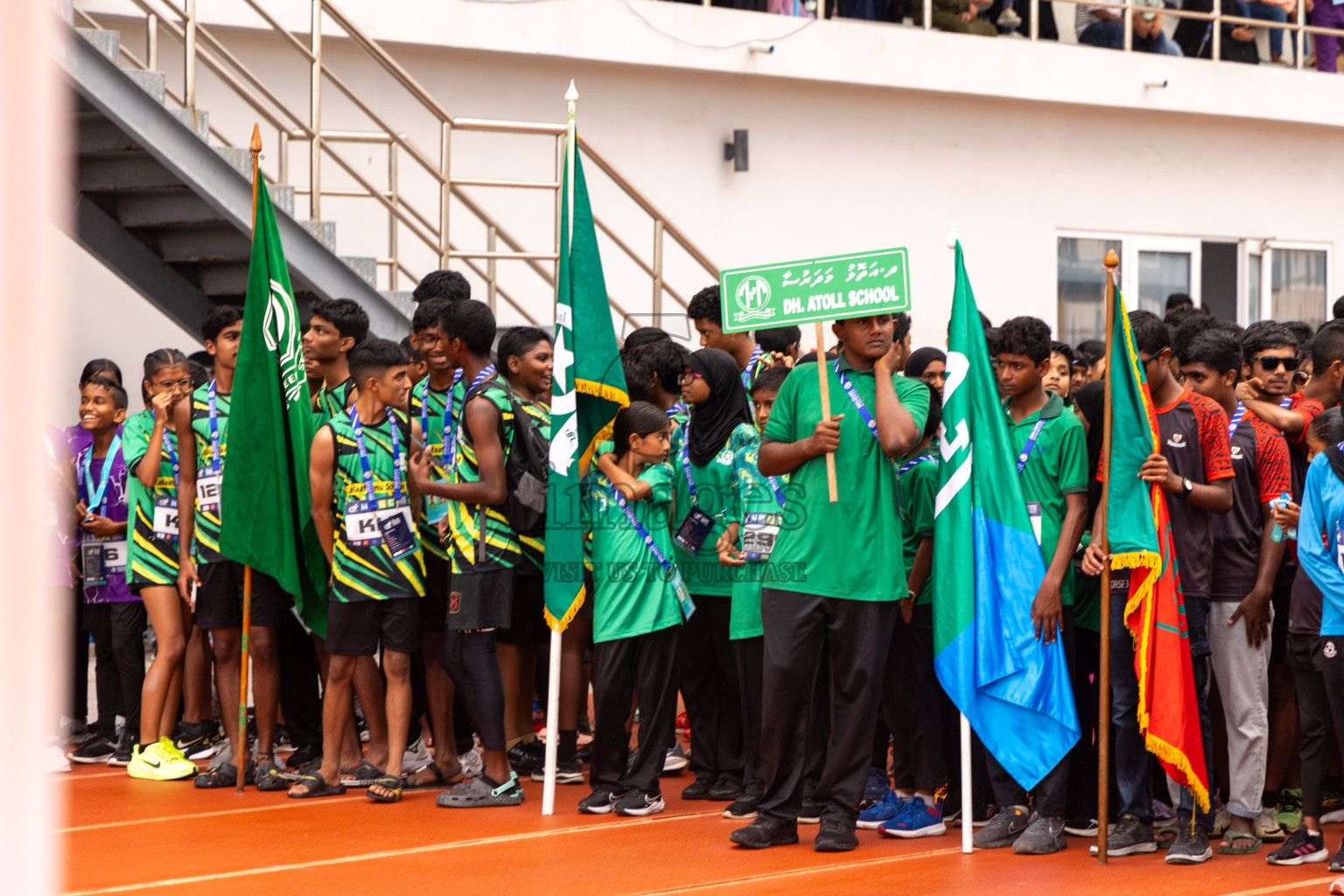 Day 6 of MWSC Interschool Athletics Championships 2024 held in Hulhumale Running Track, Hulhumale, Maldives on Thursday, 14th November 2024. Photos by: Ismail Thoriq / Images.mv