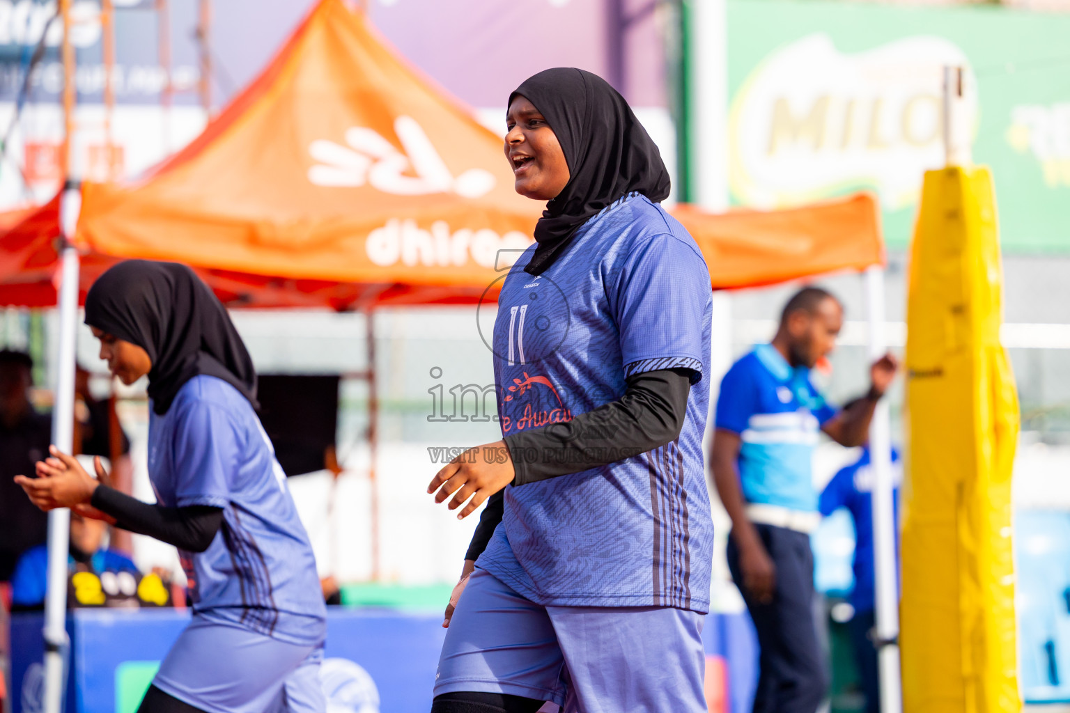 Villingili Z Jamiyya vs Club Volleyball in the Finals of Milo National Junior Volleyball Championship 2025 Woman's Division was held on Sunday, 30th November 2025 at Ekuveni Turf Court Male', Maldives. Photos: Nausham Waheed / images.mv