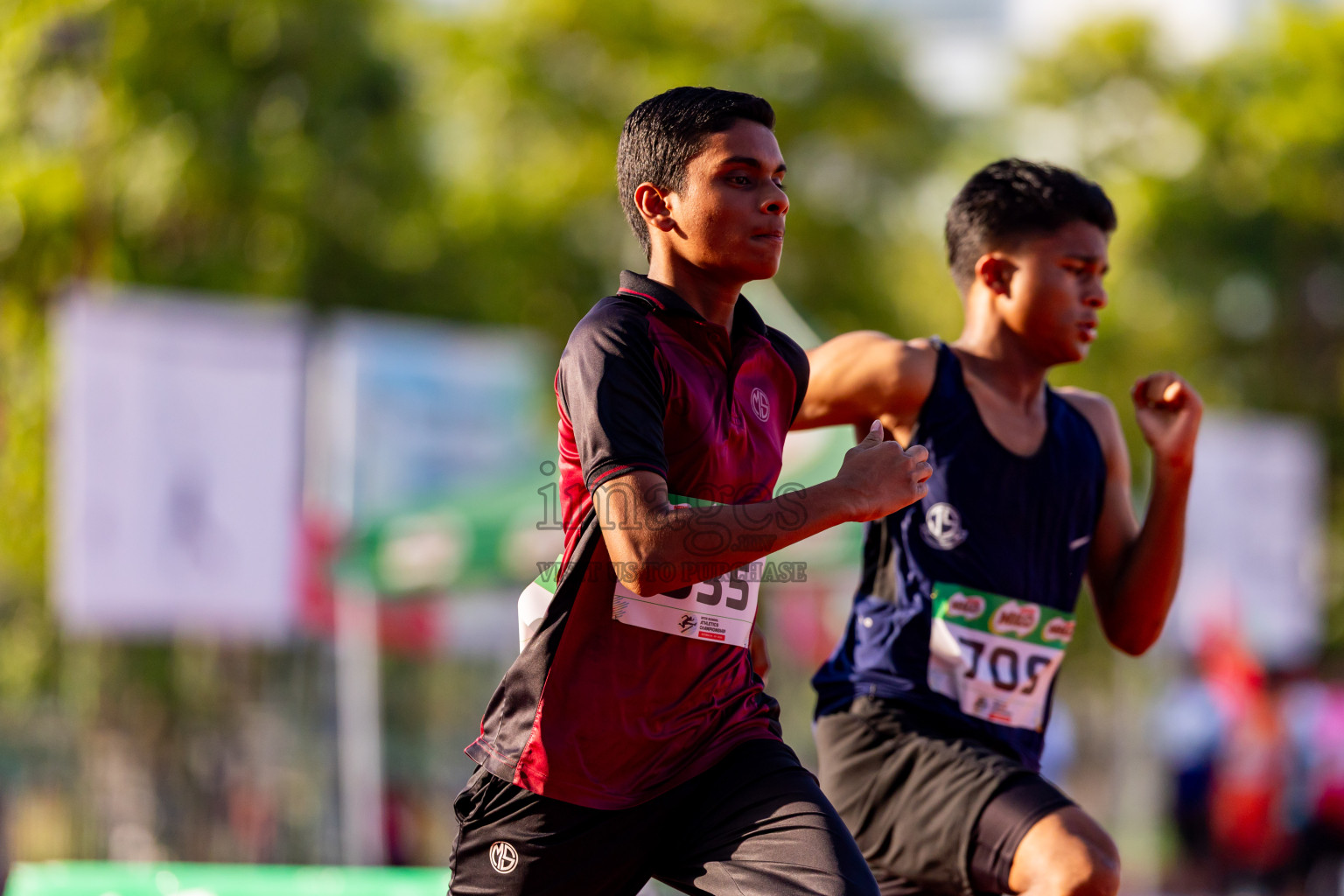 Day 1 of Inter-school Athletics Championship 2025 held in Ekuveni Synthetic Track, Male', Maldives on Monday, 06th October 2025. Photos by: Nausham Waheed / Images.mv
