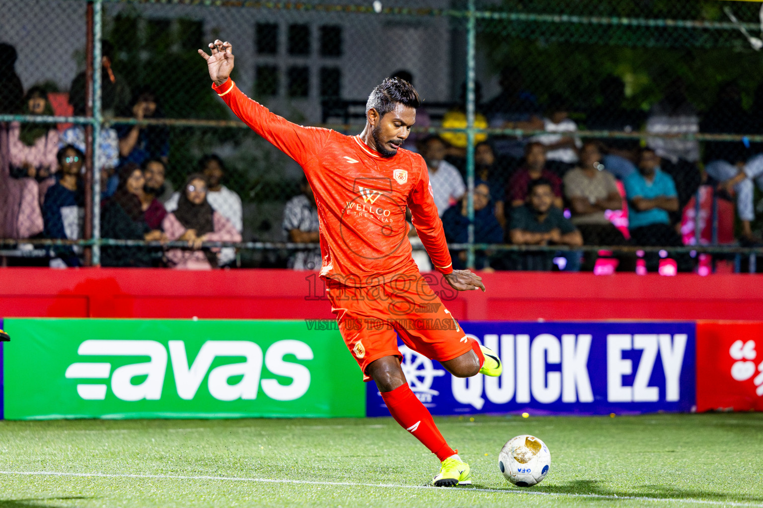 GA Villingili vs GA Dhevvadhoo in Zone round Day 28 of Golden Futsal Challenge 2025 was held on Saturday , 1st February 2025, in Hulhumale', Maldives. Photos: Nausham Waheed / images.mv