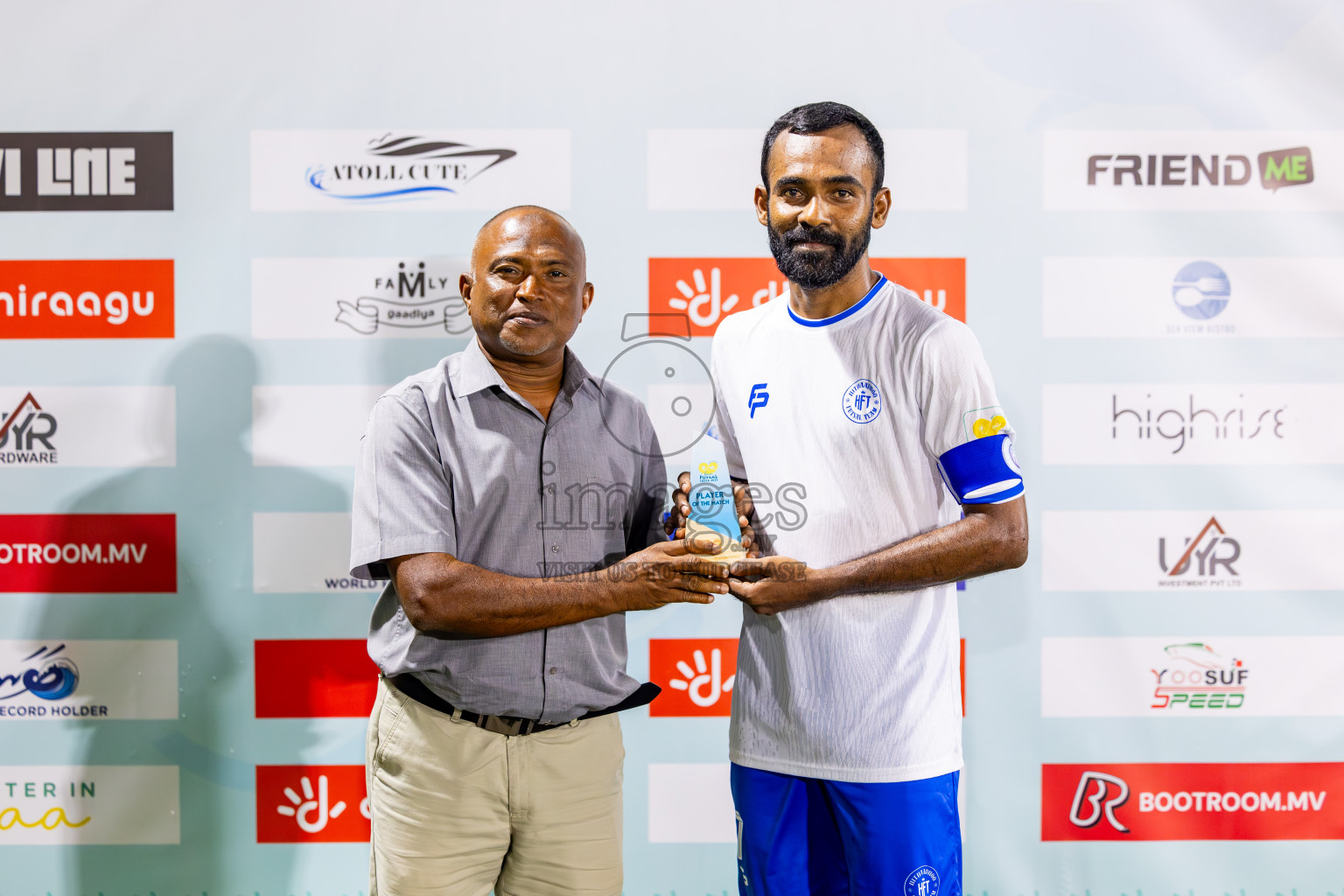 Hithaadhoo vs Dharavandhoo in Day 7 of Better in Baa Futsal Fiesta 2025 Men's division held in B. Eydhafushi, Maldives on Tuesday, 11th November 2025. Photos: Nausham Waheed / images.mv