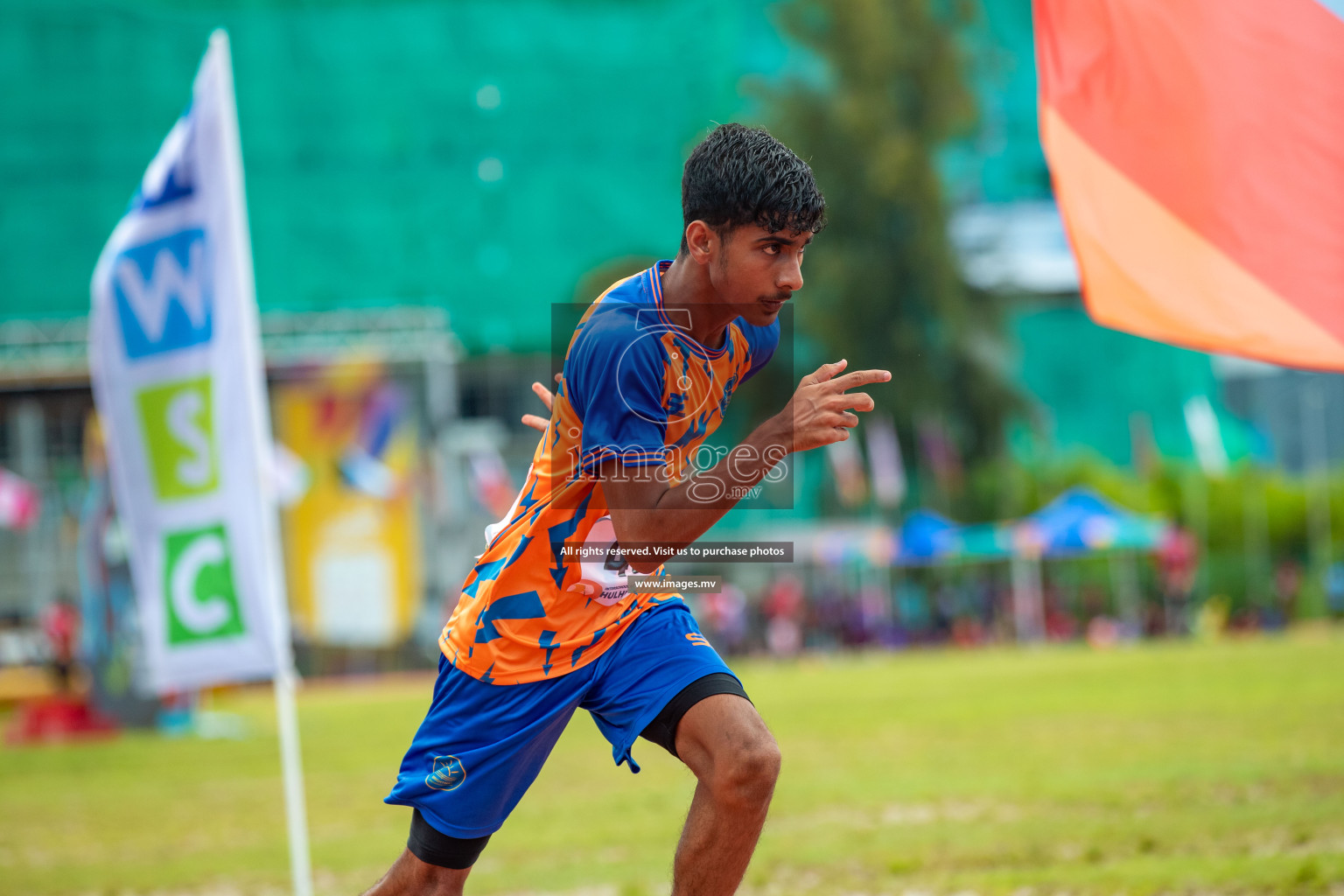 Day two of Inter School Athletics Championship 2023 was held at Hulhumale' Running Track at Hulhumale', Maldives on Sunday, 15th May 2023. Photos: Nausham Waheed / images.mv