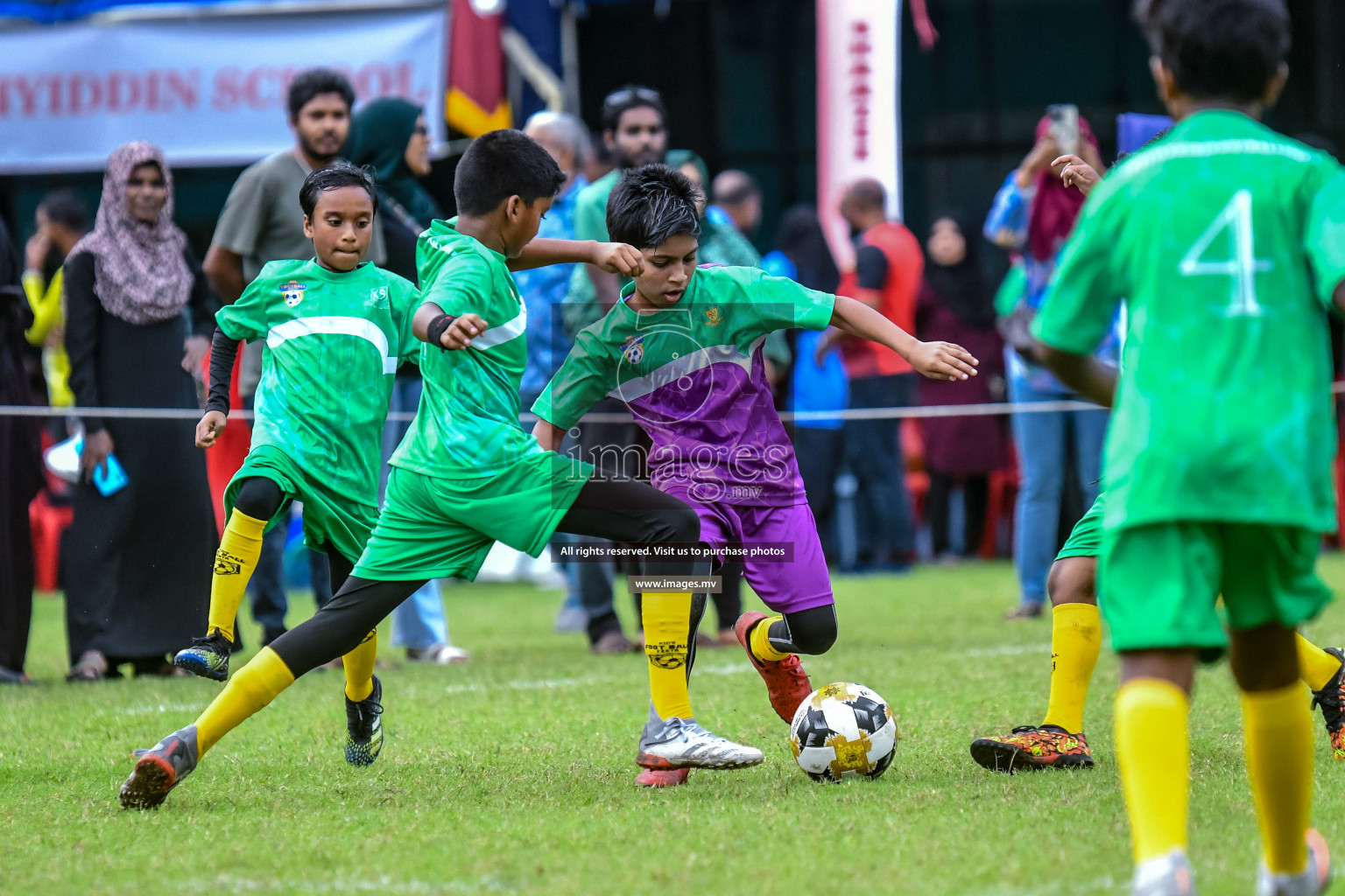 Day 1 of Milo Kids Football Fiesta 2022 was held in Male', Maldives on 19th October 2022. Photos: Nausham Waheed/ images.mv