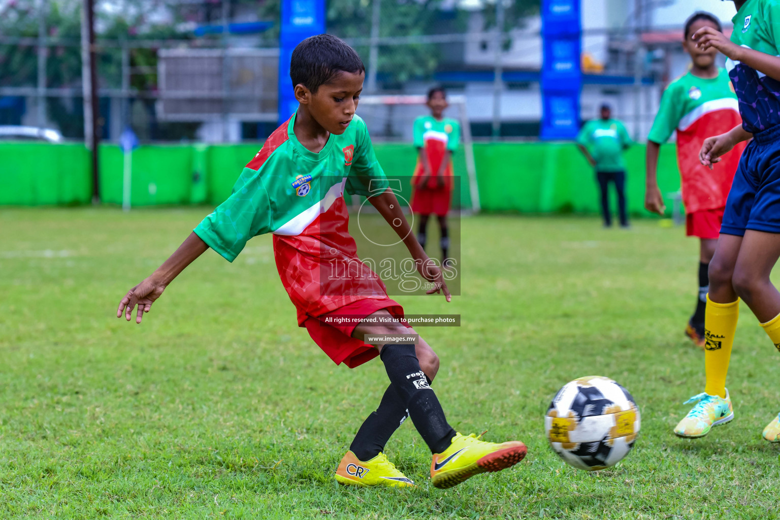 Day 1 of Milo Kids Football Fiesta 2022 was held in Male', Maldives on 19th October 2022. Photos: Nausham Waheed/ images.mv