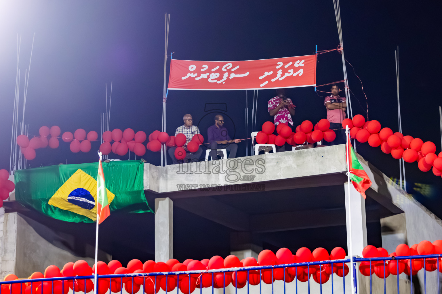 Eydhafushi vs Hithaadhoo in the finals of Better in Baa Futsal Fiesta 2025 Men's division held in B. Eydhafushi, Maldives on Monday, 17th November 2025. Photos: Nausham Waheed / images.mv