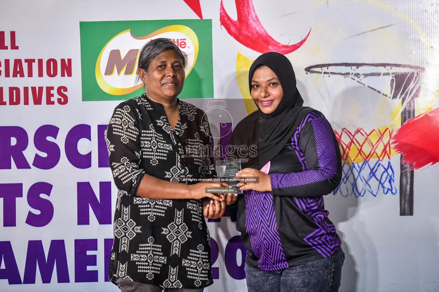 Final of Inter-School Parents Netball Tournament was held in Male', Maldives on 4th December 2022. Photos: Nausham Waheed / images.mv