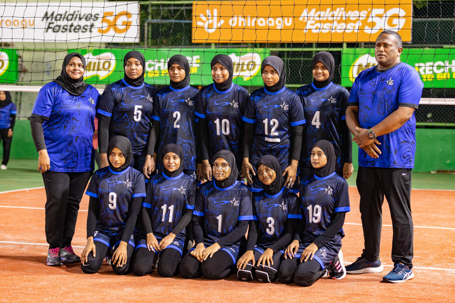Island Ocean Club vs Club Rising Star Academy in Milo National Junior Volleyball Championship 2025 Day 3 was held on Monday, 24th November 2025 at Ekuveni Turf Court Male', Maldives. Photos: Areef Adam / images.mv