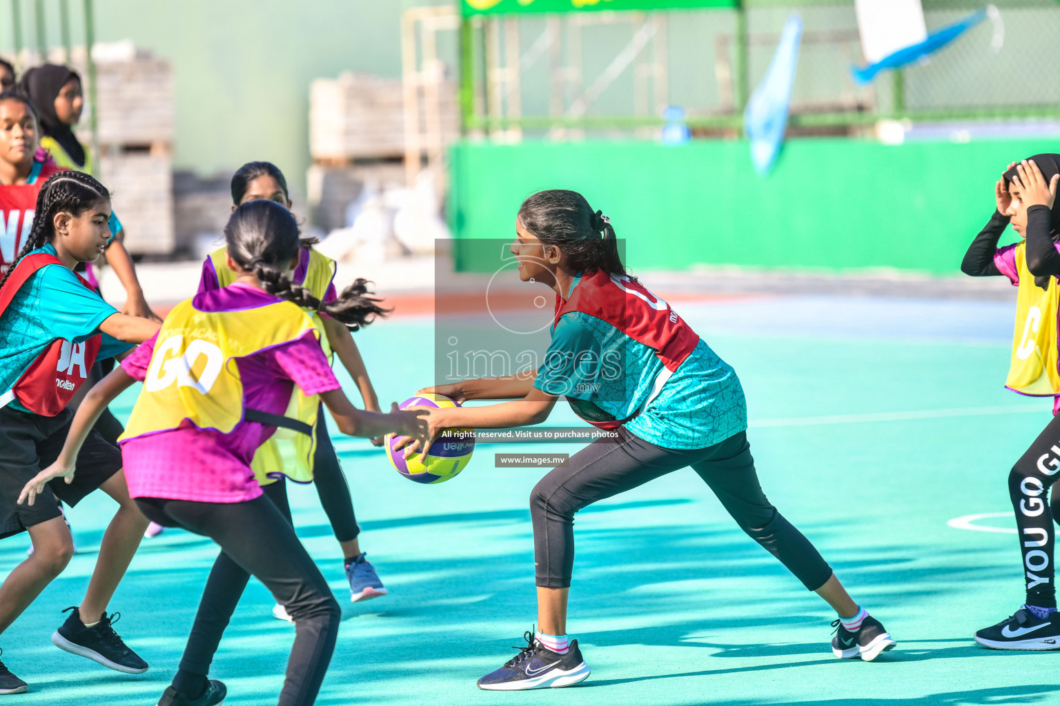 Day 8 of Junior Netball Championship 2022 on 11th March 2022 held in Male', Maldives. Photos by Nausham Waheed