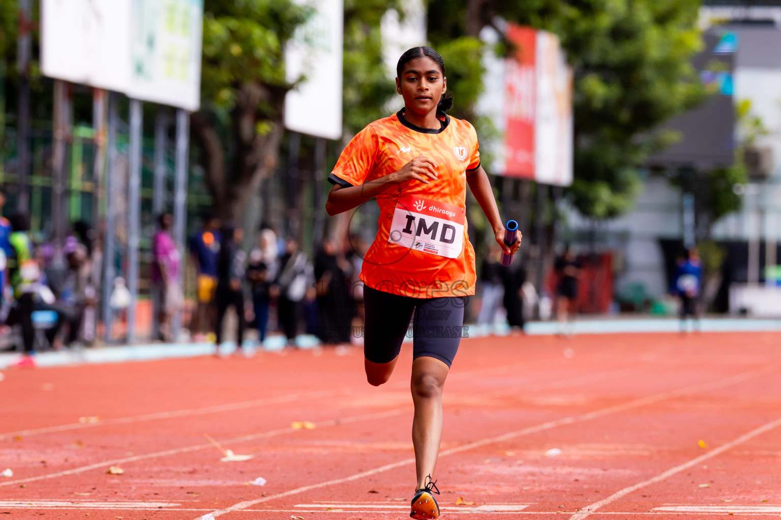 Day 6 of Inter-school Athletics Championship 2025 held in Ekuveni Synthetic Track, Male', Maldives on Sunday, 12th October 2025. Photos by: Nausham Waheed / Images.mv