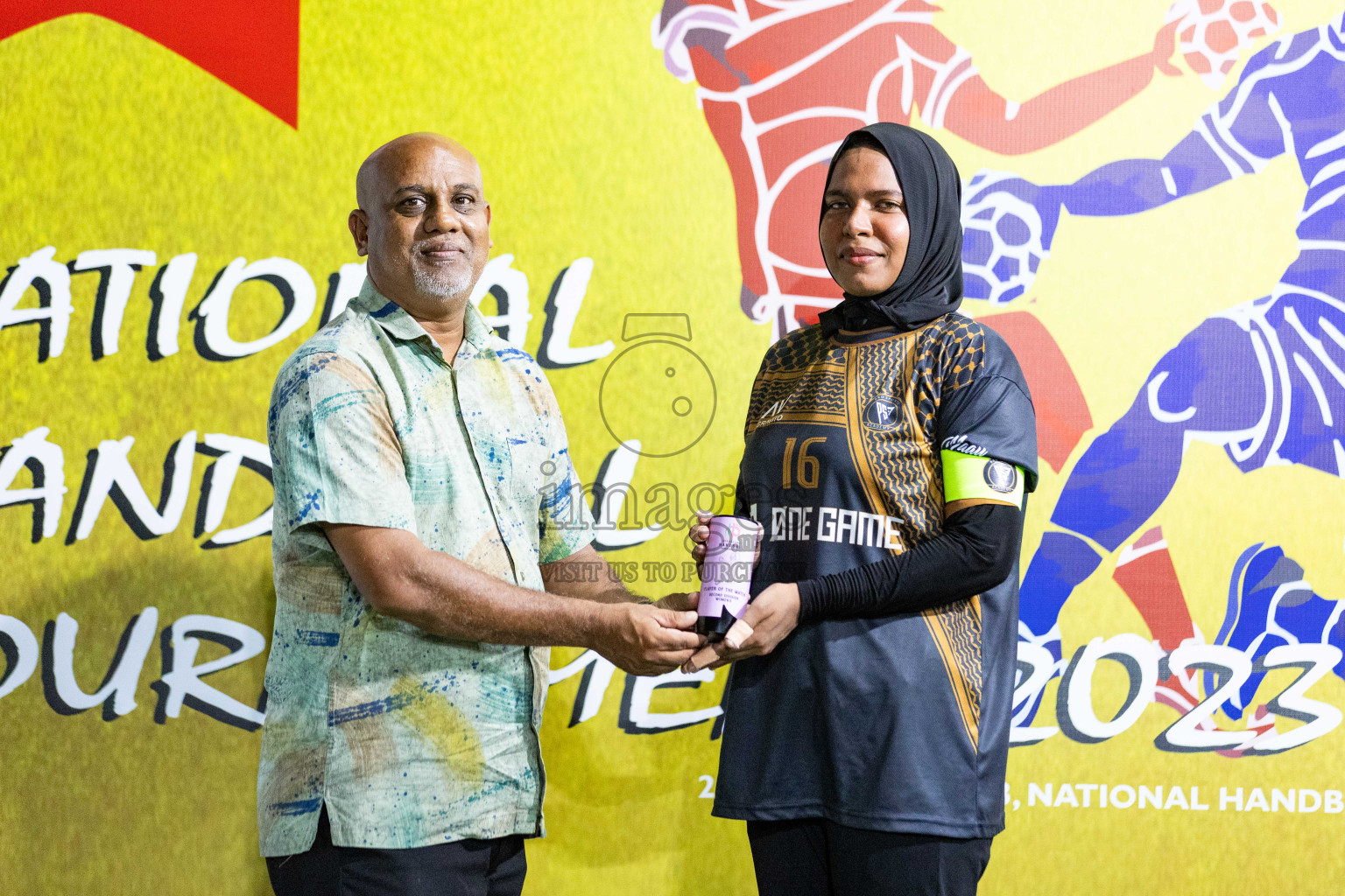 Day 16 of 10th National Handball Tournament 2023, held in Handball ground, Male', Maldives on Wednesday, 13th December 2023 Photos: Nausham Waheed/ Images.mv