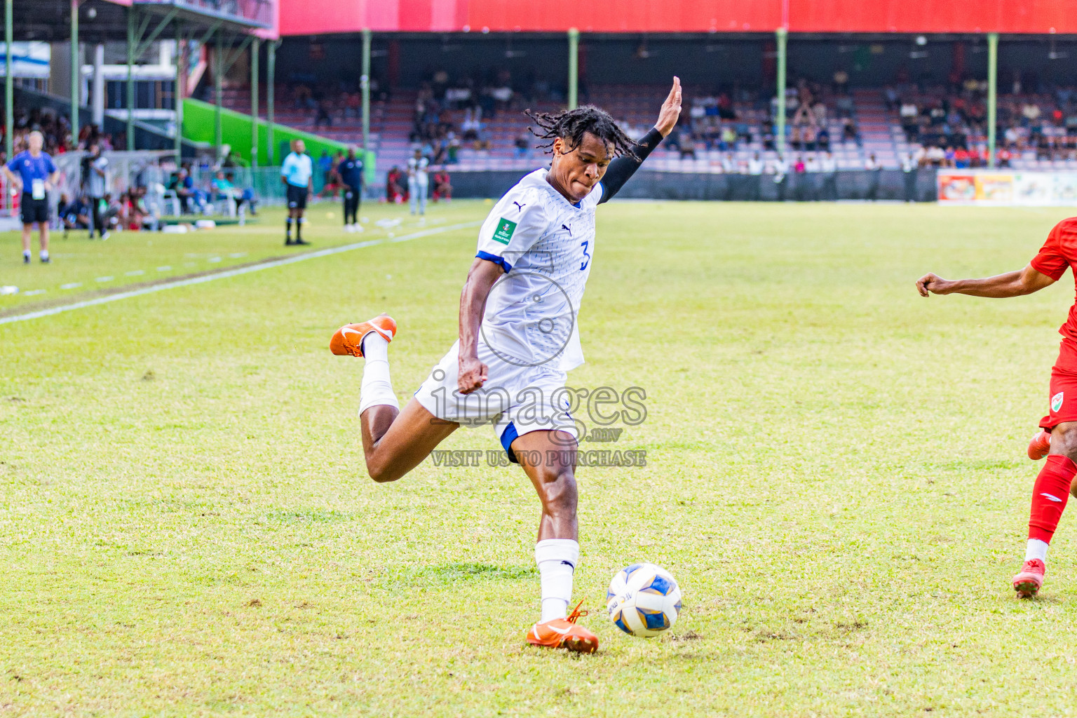 Maldives vs Philippines in AFC Asian Cup Qualifies held in National Football Stadium, Male', Maldives on Tuesday, 18th November 2025. Photos: Areef Adam / Images.mv