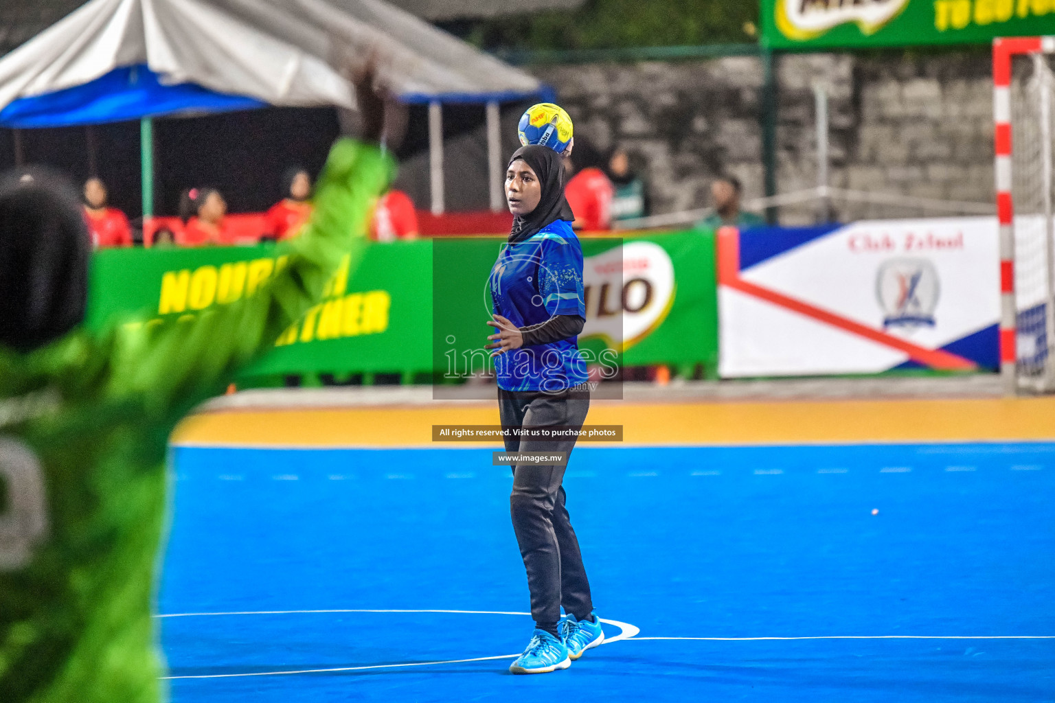 Day 9 of Milo 6th Inter Office Handball Tournament 2022 - Photos by Nausham Waheed