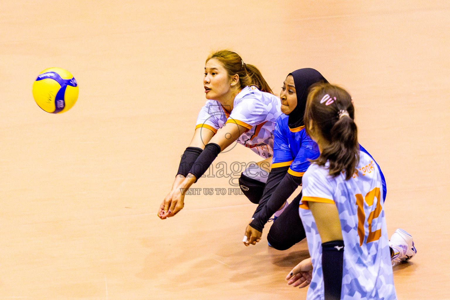 Wamco vs Flexor Sports Club Day 3 of Women's Division of Milo VAM Cup 2025 held in Male', Maldives on Friday, 11th April 2025 at Social Center Indoor Hall Photos By: Nausham Waheed / images.mv