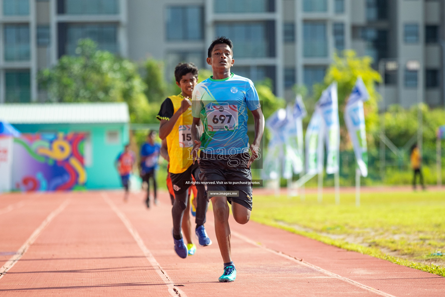 Day three of Inter School Athletics Championship 2023 was held at Hulhumale' Running Track at Hulhumale', Maldives on Tuesday, 16th May 2023. Photos: Nausham Waheed / images.mv