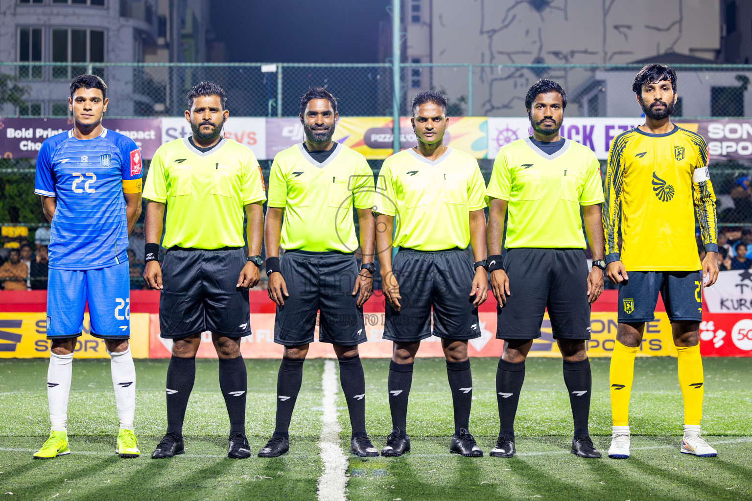 Lh Naifaru vs Lh Kurendhoo in Lhaviyani Atoll Finals Day 26 of Golden Futsal Challenge 2025 was held on Thursday , 30th January 2025, in Hulhumale', Maldives. Photos: Nausham Waheed / images.mv