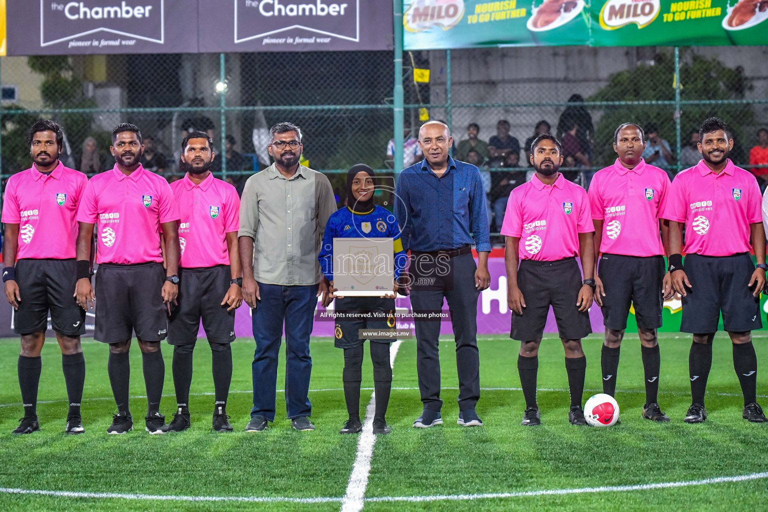 Opening of Eighteen Thirty Women's Futsal Fiesta 2022 was held in Hulhumale', Maldives on Saturday, 8th October 2022. Photos: Nausham Waheed / images.mv