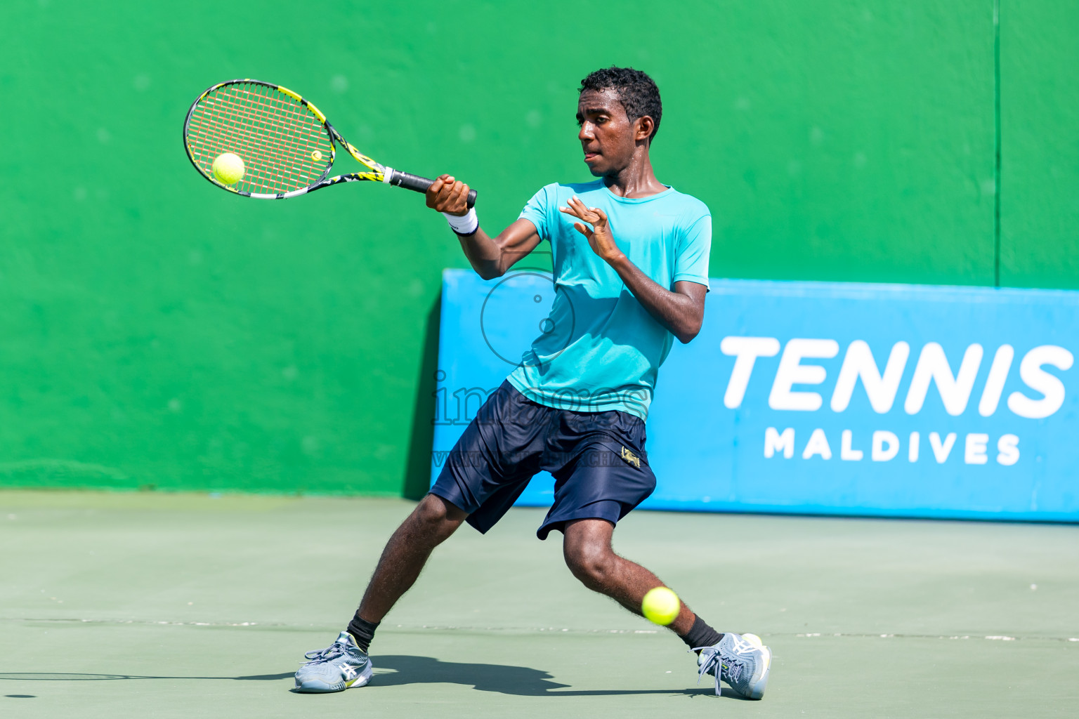 Day 8 of ATF Maldives Junior Open Tennis was held in Male' Tennis Court, Male', Maldives on Thursday, 19th December 2024. Photos: Nausham Waheed/ images.mv