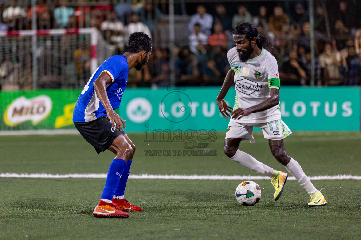 WAMCO vs STELCO RC in the Semi Finals of Club Maldives Cup 2024 held in Rehendi Futsal Ground, Hulhumale', Maldives on Monday, 14th October 2024. Photos: Hassan Simah / images.mv