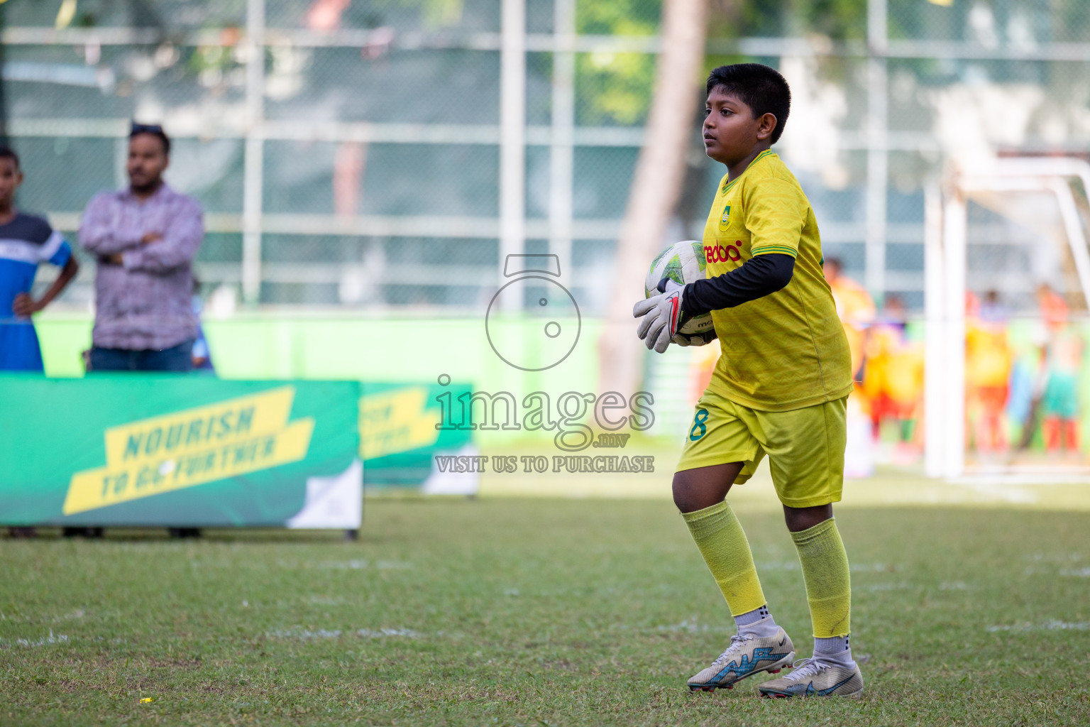 Day 1 of MILO Academy Championship 2024 - U12 was held at Henveiru Grounds in Male', Maldives on Thursday, 4th July 2024. 
Photos: Ismail Thoriq / images.mv