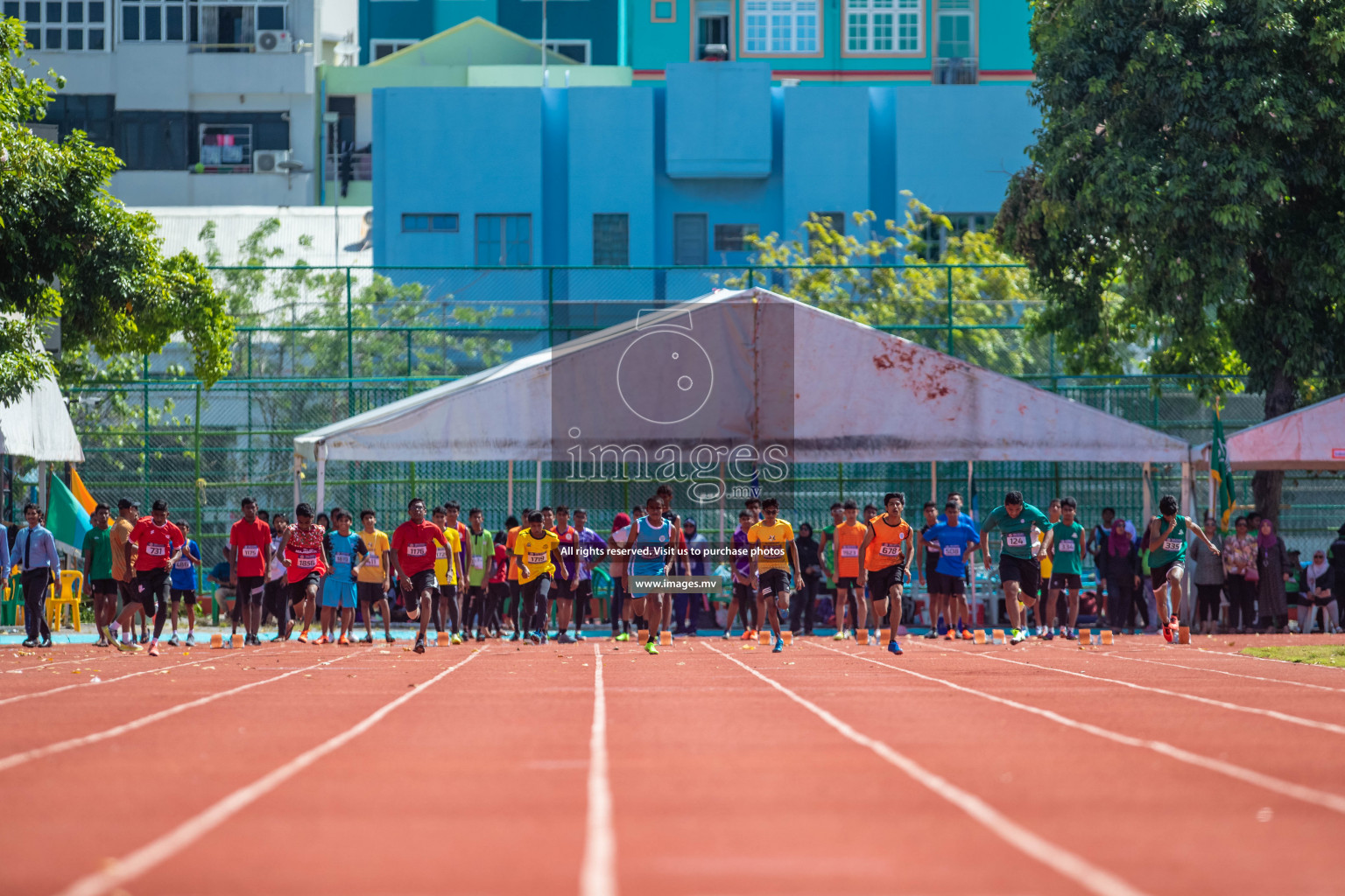 Day 1 of Inter-School Athletics Championship held in Male', Maldives on 22nd May 2022. Photos by: Maanish / images.mv